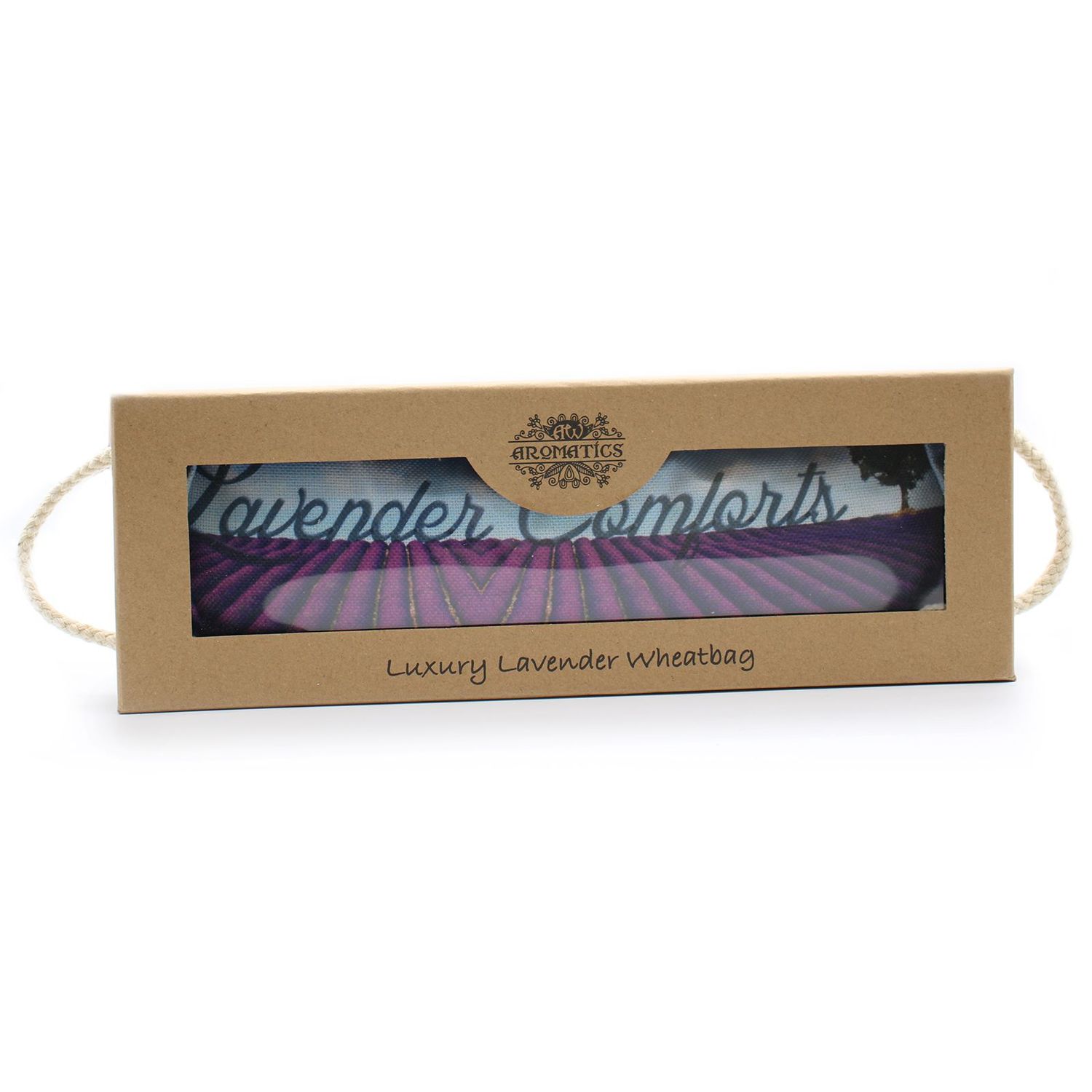 Luxury Lavender Wheat Bag in Gift Box - Lavender Comforts Luxury Lavender Wheat Bag in Gift Box - Lavender Comforts