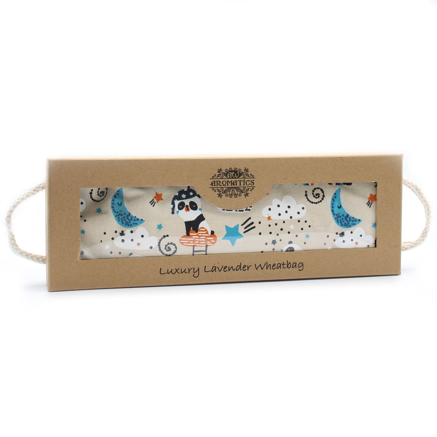 Luxury Lavender Wheat Bag in Gift Box - Sleepy Panda Luxury Lavender Wheat Bag in Gift Box - Sleepy Panda