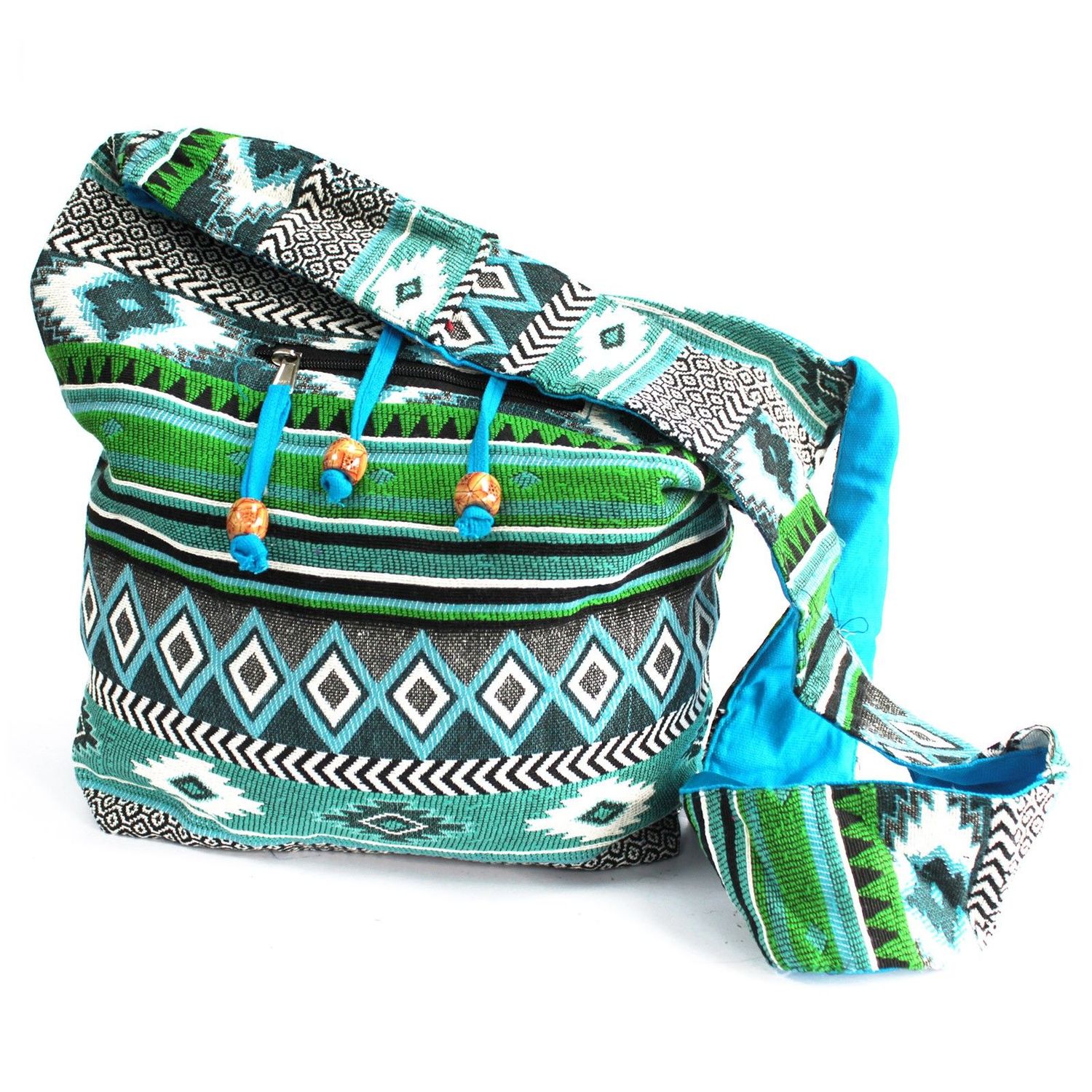 Jacquard Bag - Teal Student Bag Jacquard Bag - Teal Student Bag