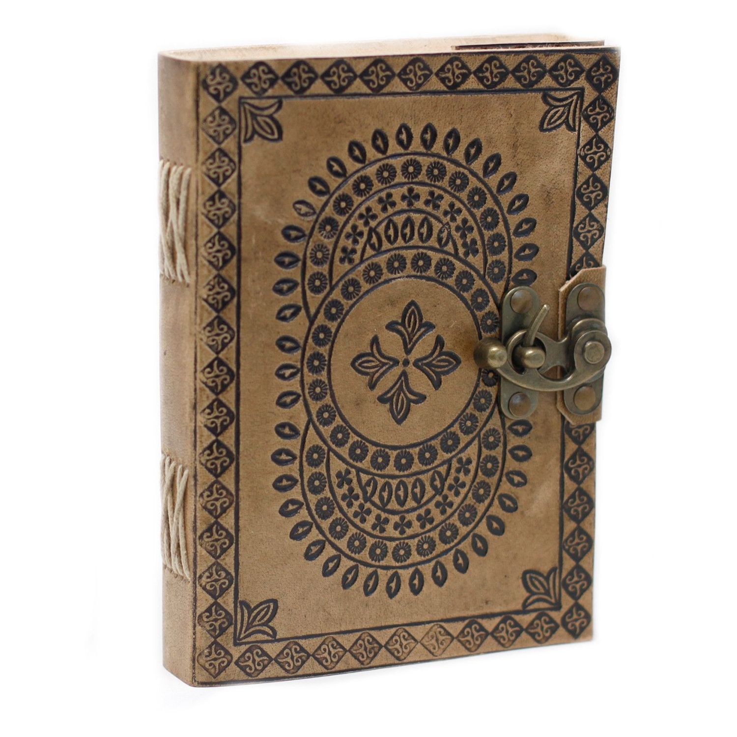 Leather Blue Mandala Notebook (7x5 Leather Blue Mandala Notebook (7x5")