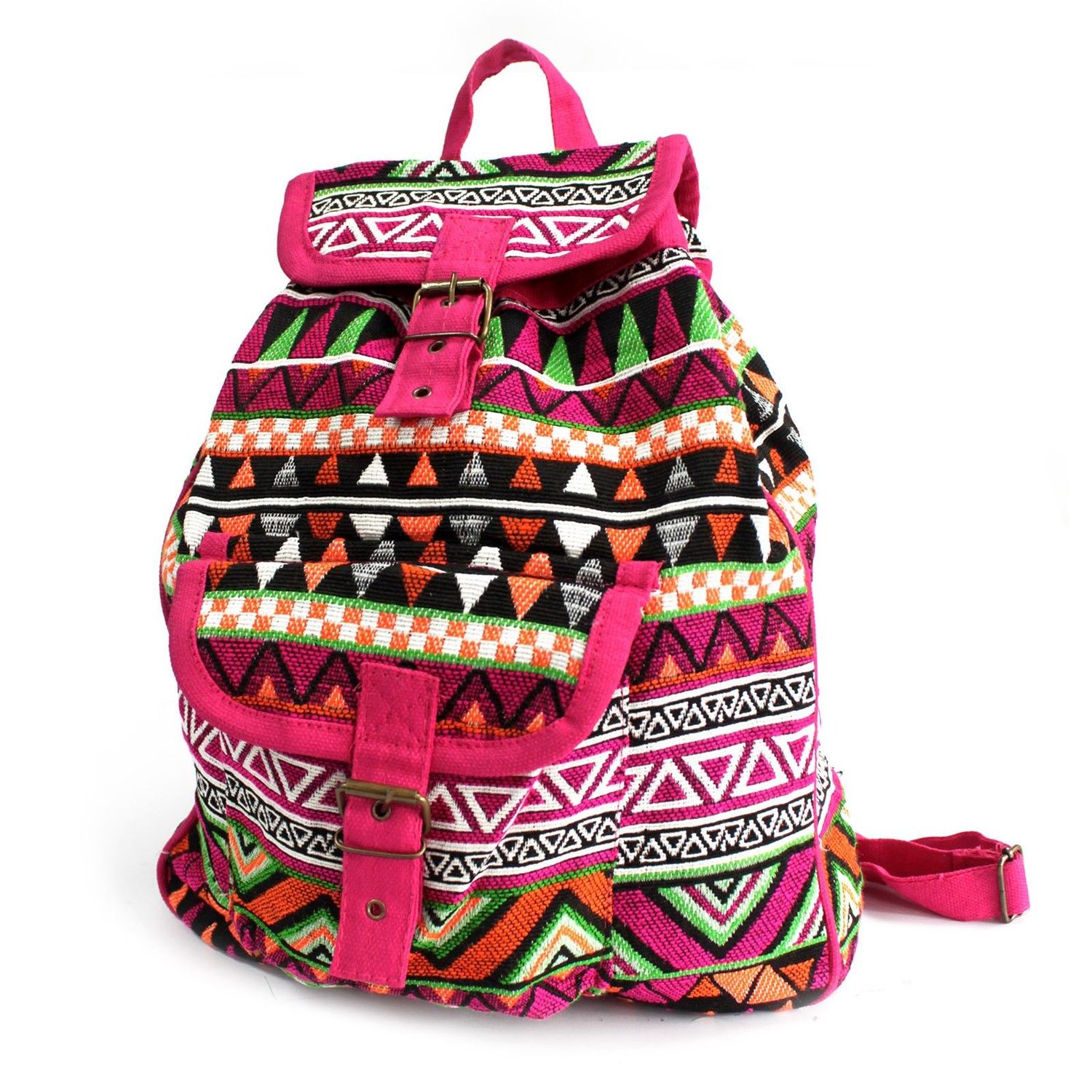 Jacquard Bag - Pink Backpack Jacquard Bag - Pink Backpack