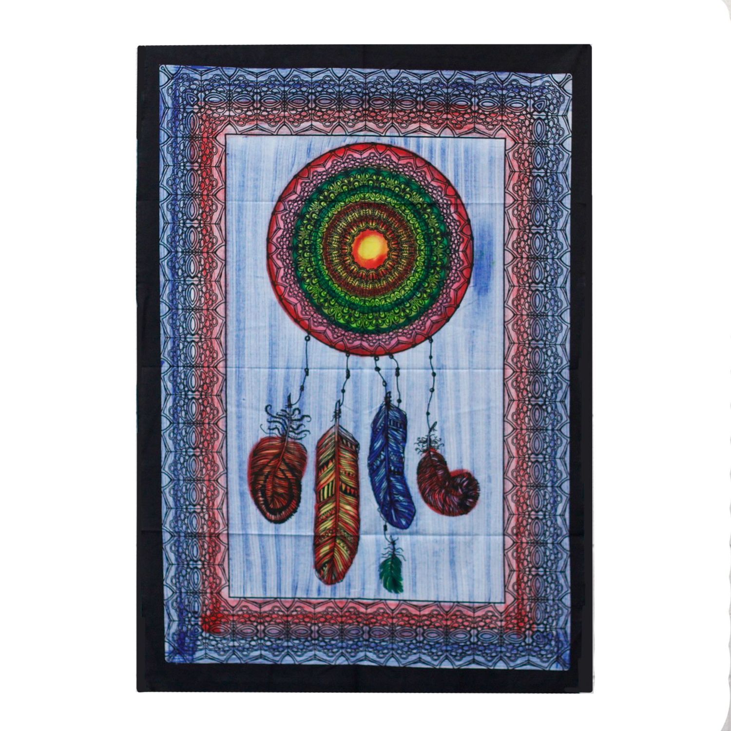Handbrushed Cotton Wall Art -Dreamcather Handbrushed Cotton Wall Art -Dreamcather