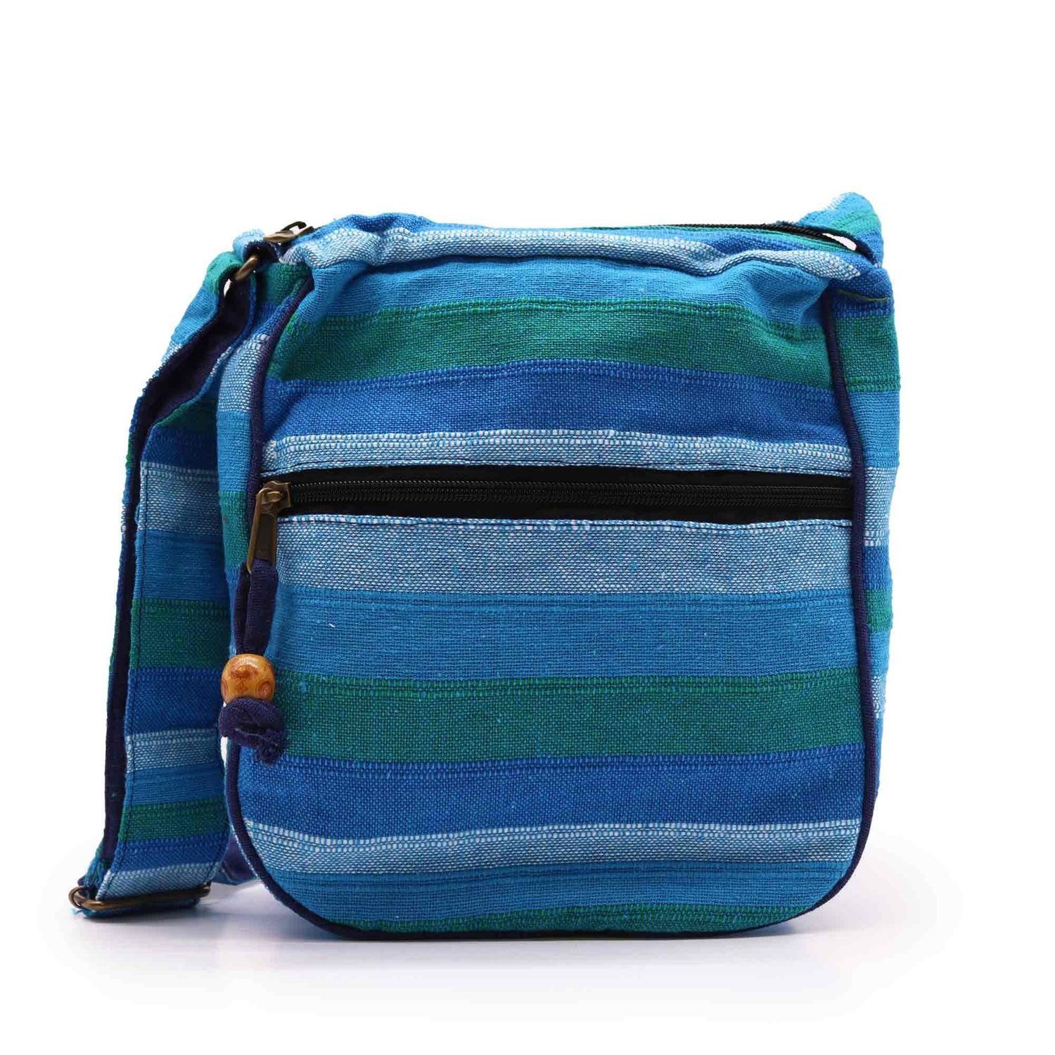 Lrg Nepal Sling Bag (Adjustable Strap) - Blue Rivers Lrg Nepal Sling Bag (Adjustable Strap) - Blue Rivers