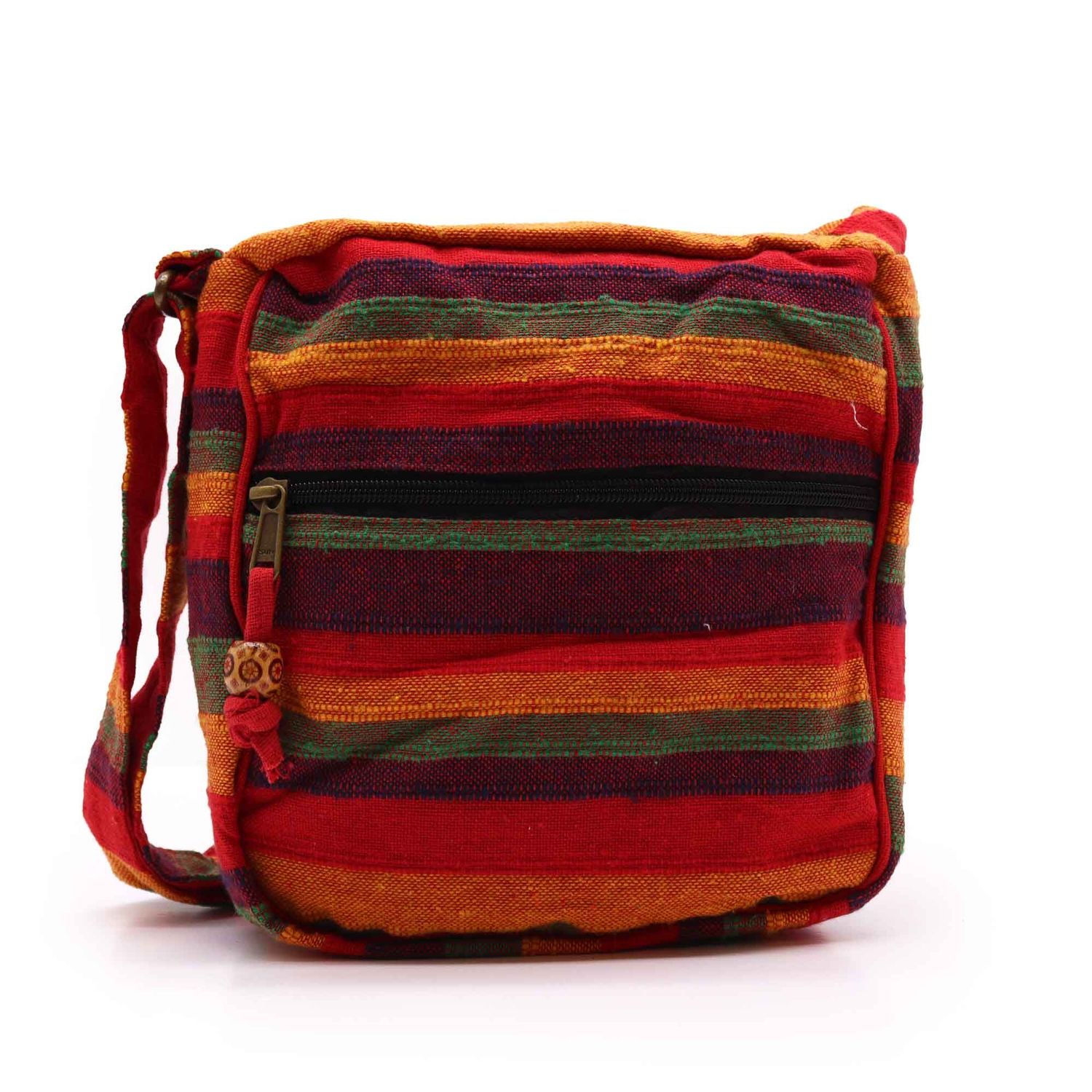 Lrg Nepal Sling Bag (Adjustable Strap) - Sunset Reds Lrg Nepal Sling Bag (Adjustable Strap) - Sunset Reds