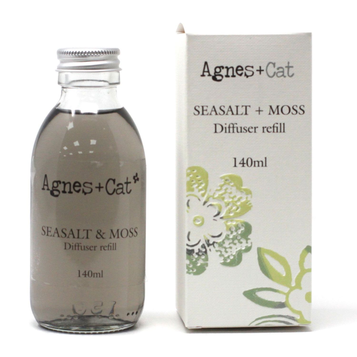 Agnes + Cat Reed Diffuser Refill - Seasalt and Moss 150ml Agnes + Cat Reed Diffuser Refill - Seasalt and Moss 150ml
