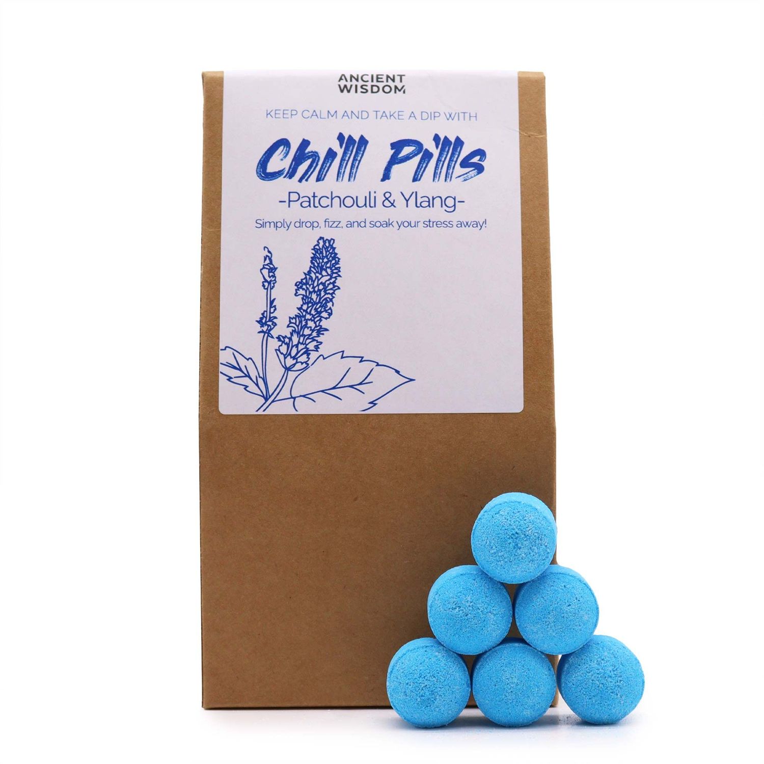 Chill Pills Gift Pack 350g - Ylang & Patchouli Chill Pills Gift Pack 350g - Ylang & Patchouli