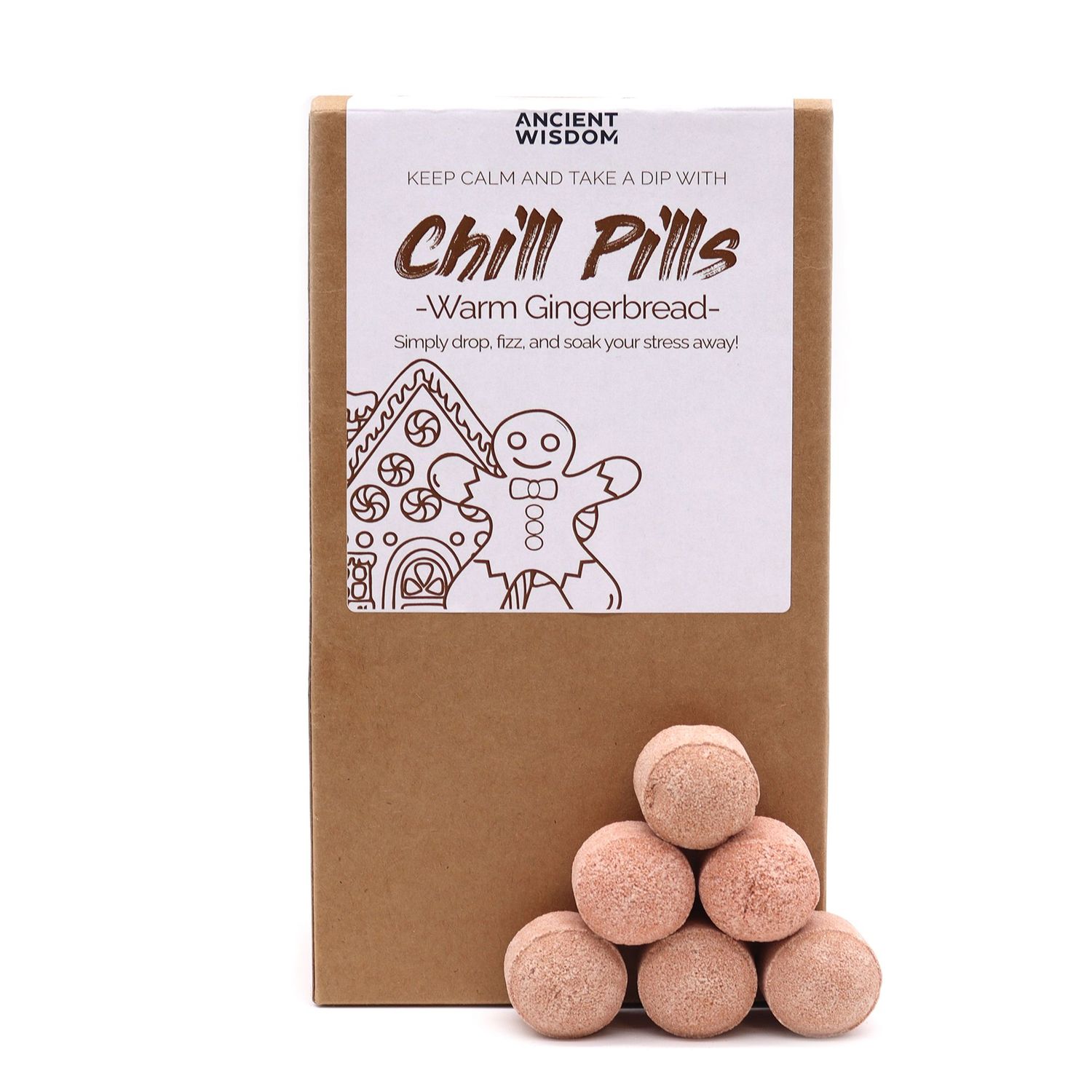 Chill Pills Gift Pack 350g - Warm Gingerbread Chill Pills Gift Pack 350g - Warm Gingerbread