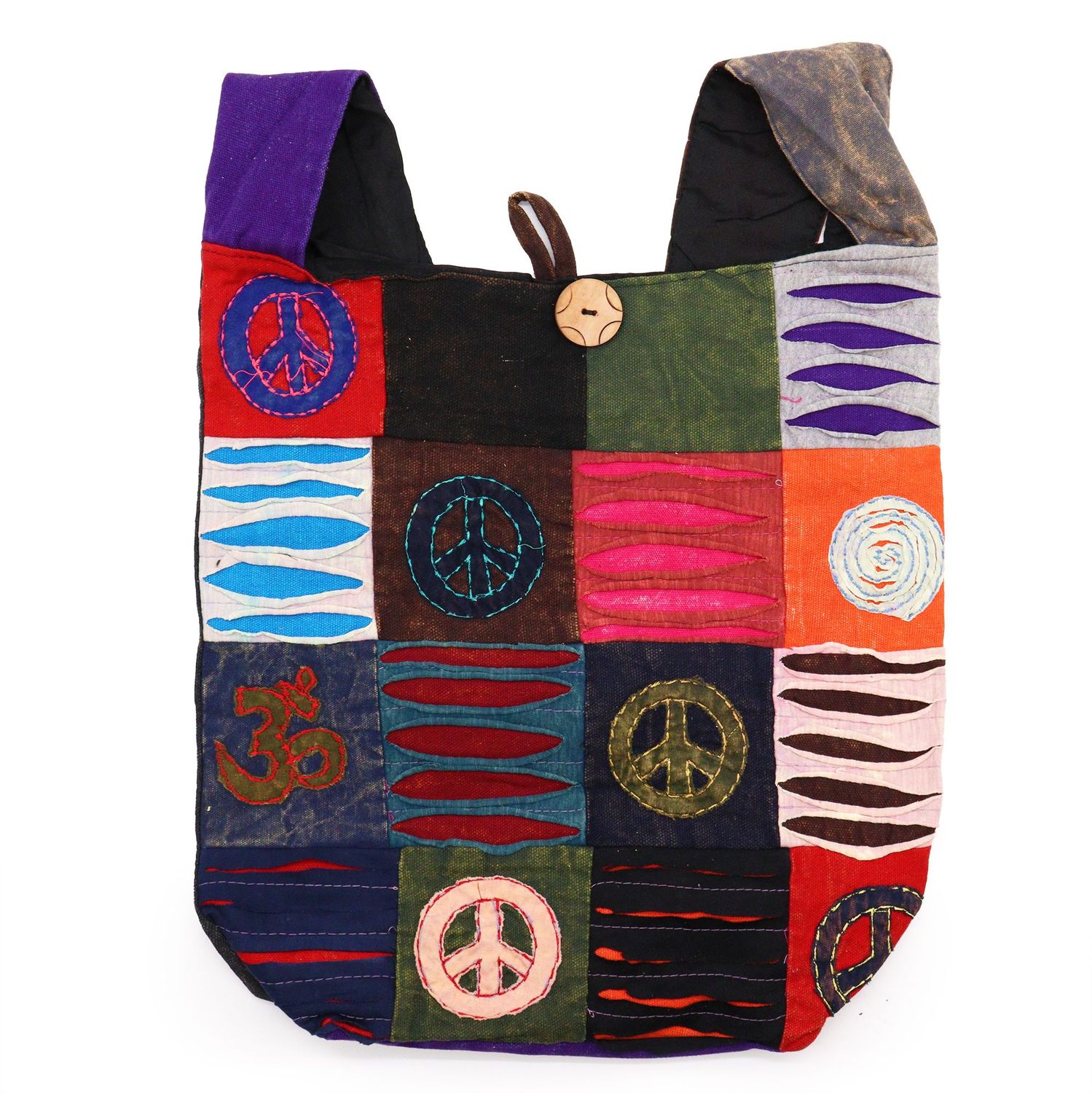 Classic Peace Sling Bags (asst des) Classic Peace Sling Bags (asst des)