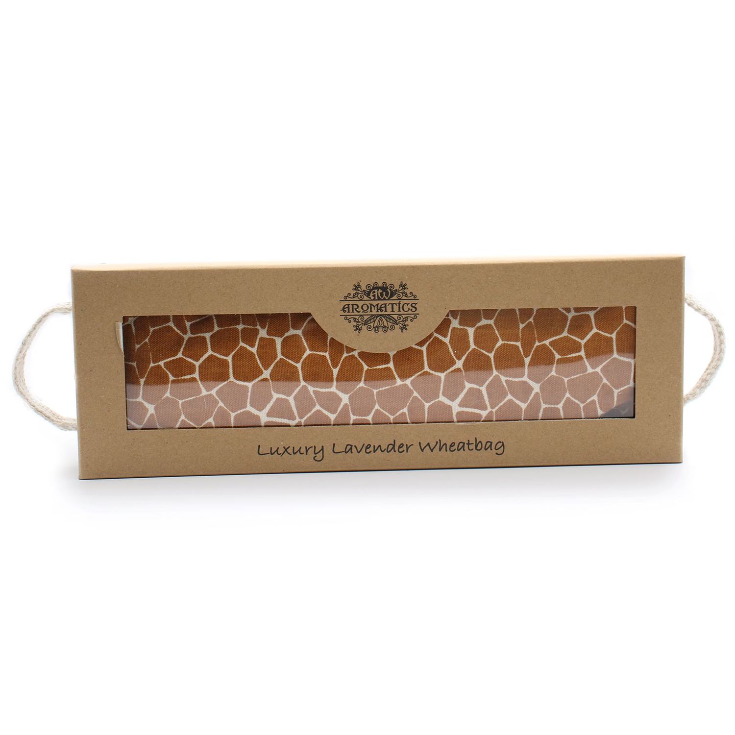 Luxury Lavender Wheat Bag in Gift Box - Madagascar Giraffe Luxury Lavender Wheat Bag in Gift Box - Madagascar Giraffe