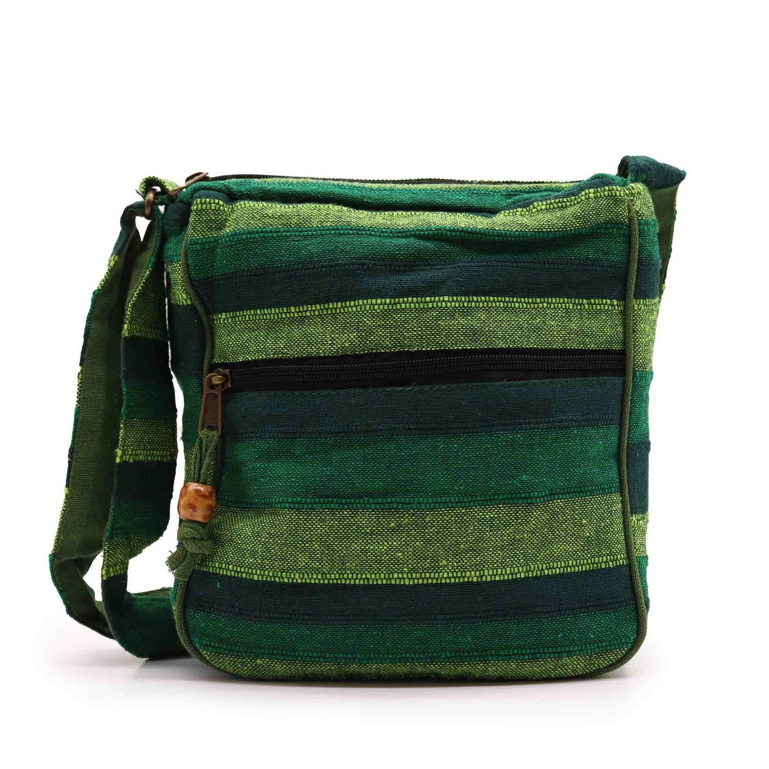 Lrg Nepal Sling Bag (Adjustable Strap) - Forest Green Lrg Nepal Sling Bag (Adjustable Strap) - Forest Green