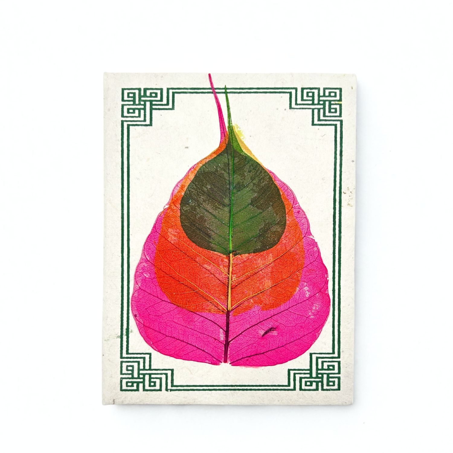 Med Lokta Bodhi Leaf Notebook Lrg (15x12cm) - 45 leafs (assorted) Med Lokta Bodhi Leaf Notebook Lrg (15x12cm) - 45 leafs (assorted)