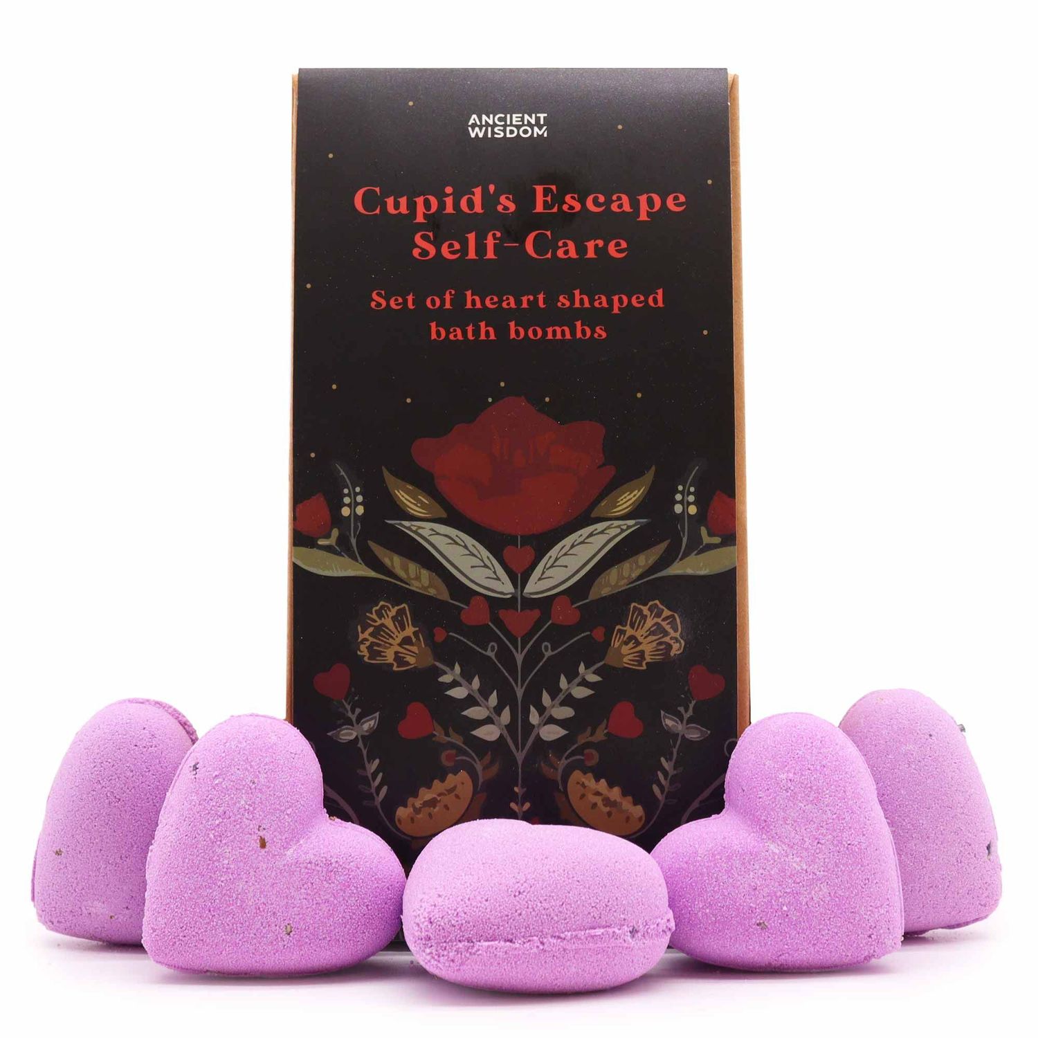 Cupids Escape Self Care Bath Heart Gift Set Cupids Escape Self Care Bath Heart Gift Set