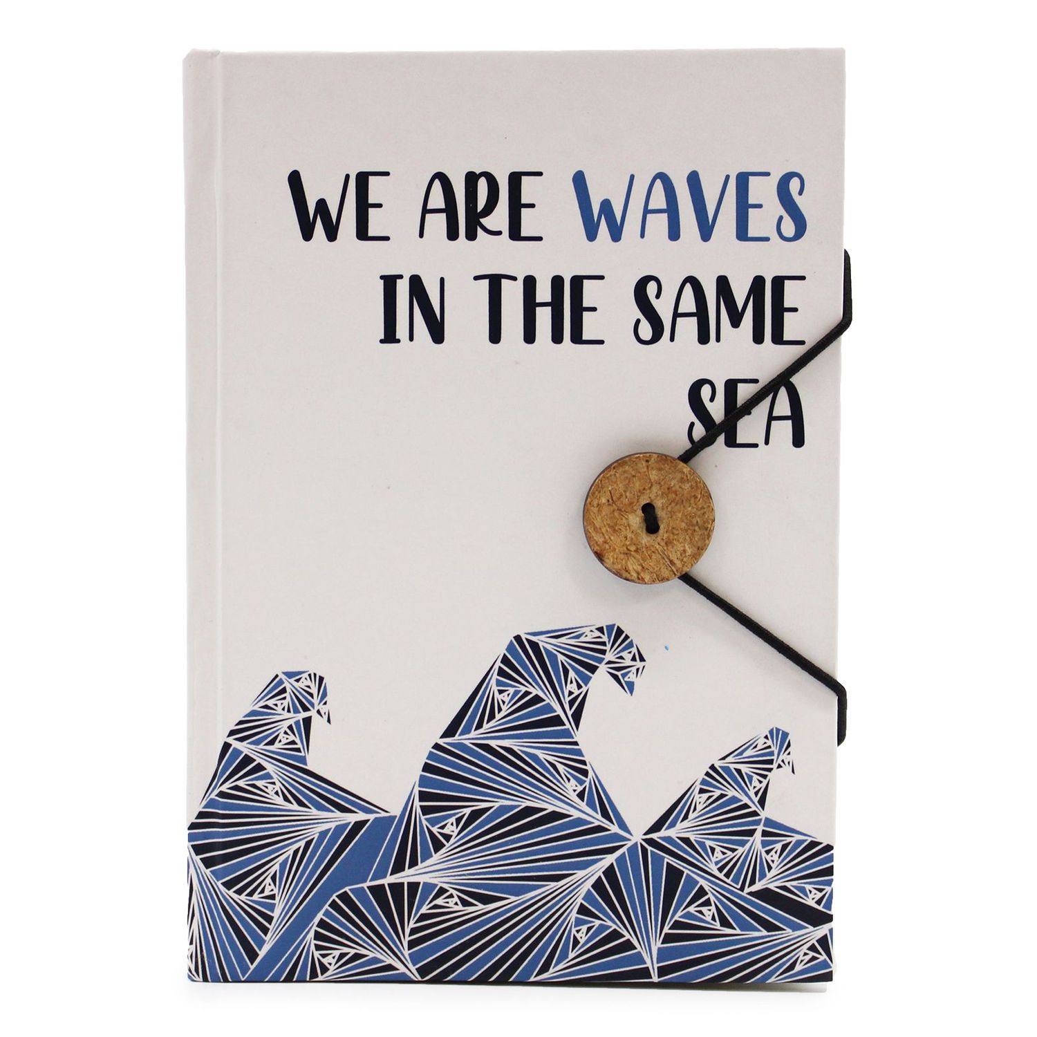 Notebook with strap - Waves in the same sea Notebook with strap - Waves in the same sea