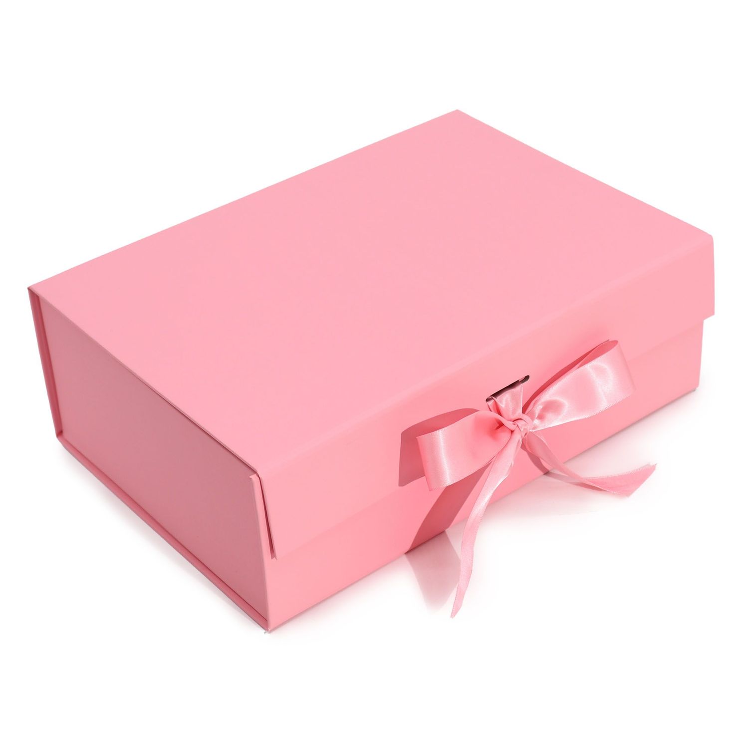 Flat Pack Gift Box - Large (28.2x20.2x9.2cm) - Pink Flat Pack Gift Box - Large (28.2x20.2x9.2cm) - Pink