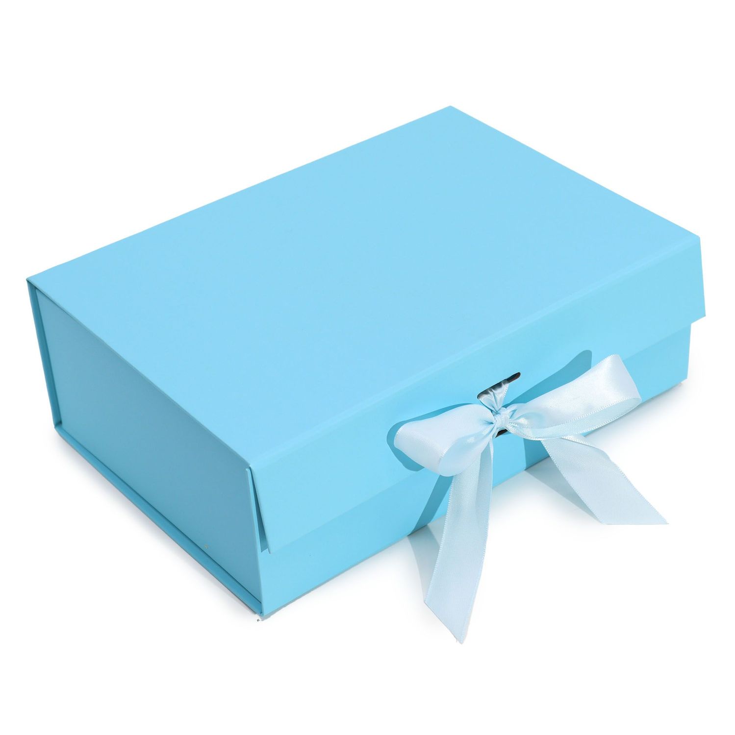 Flat Pack Gift Box - Large (28.2x20.2x9.2cm) - Baby Blue Flat Pack Gift Box - Large (28.2x20.2x9.2cm) - Baby Blue