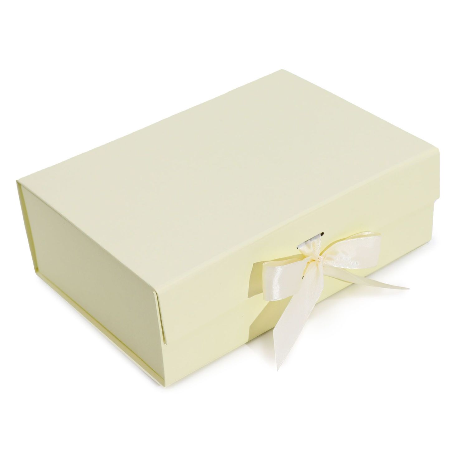 Flat Pack Gift Box - Large (28.2x20.2x9.2cm) - Ivory Flat Pack Gift Box - Large (28.2x20.2x9.2cm) - Ivory