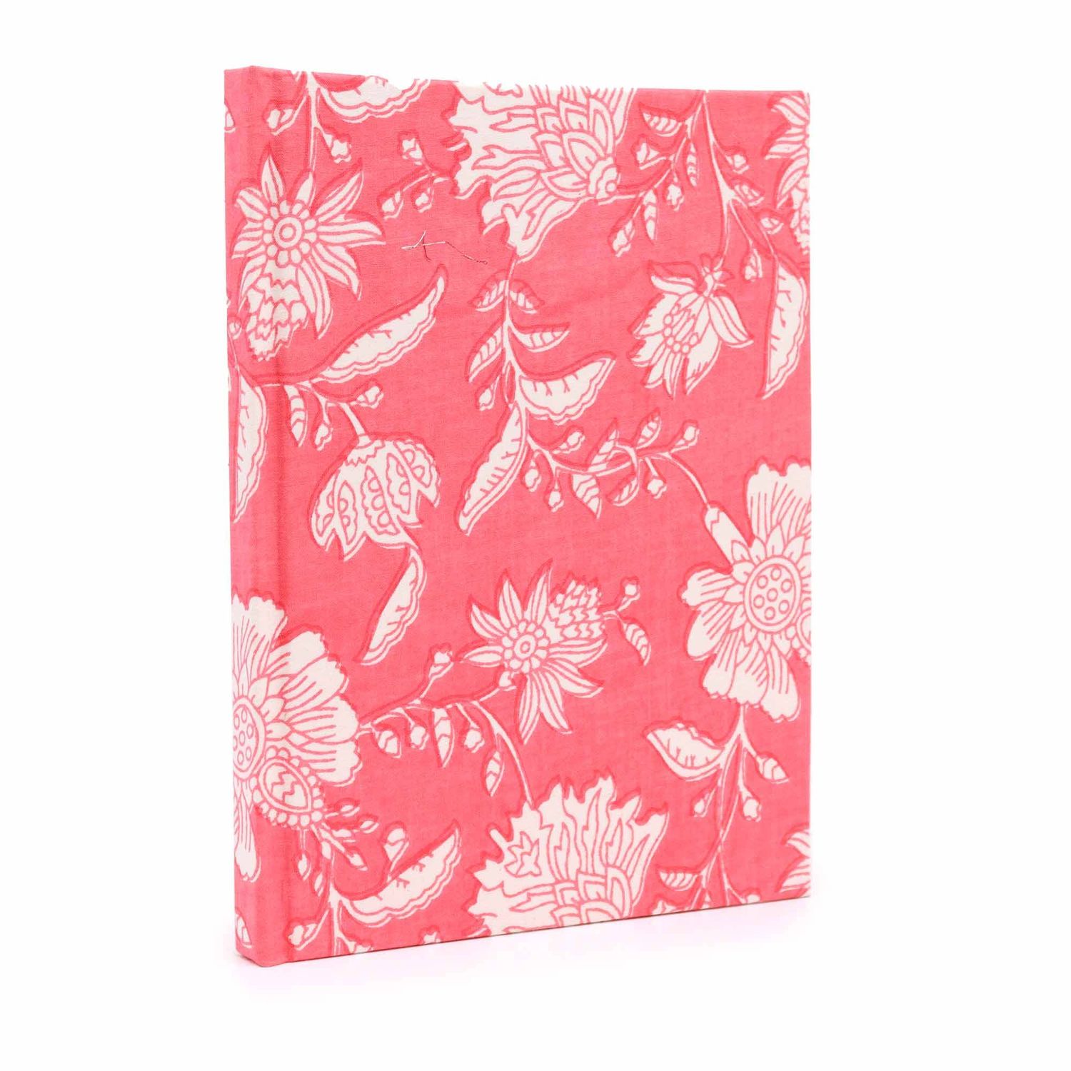 Cotton Bound Notebooks 20x15cm - 96 pages - Pink Floral Cotton Bound Notebooks 20x15cm - 96 pages - Pink Floral