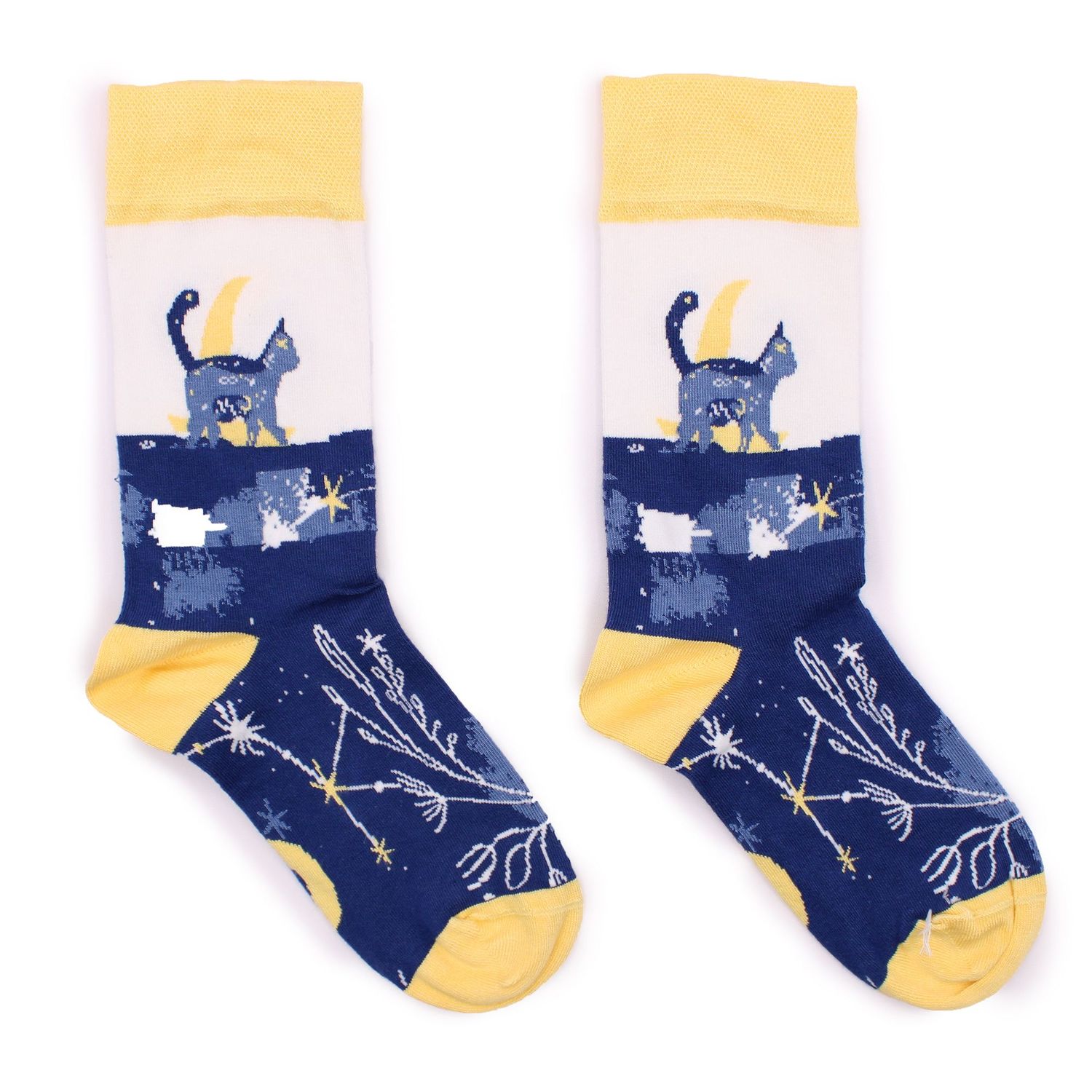 Hop Hare Bamboo Socks M/L - Midnight Cat Hop Hare Bamboo Socks M/L - Midnight Cat