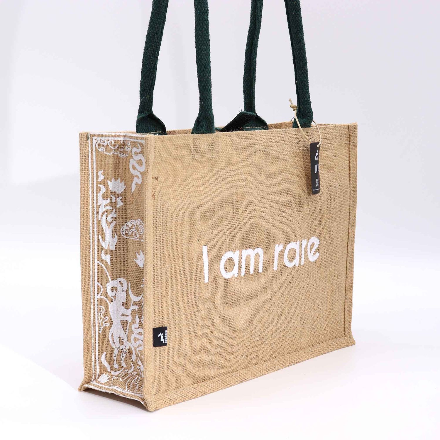 Hop Hare Jute Big Bag - I am Rare Hop Hare Jute Big Bag - I am Rare