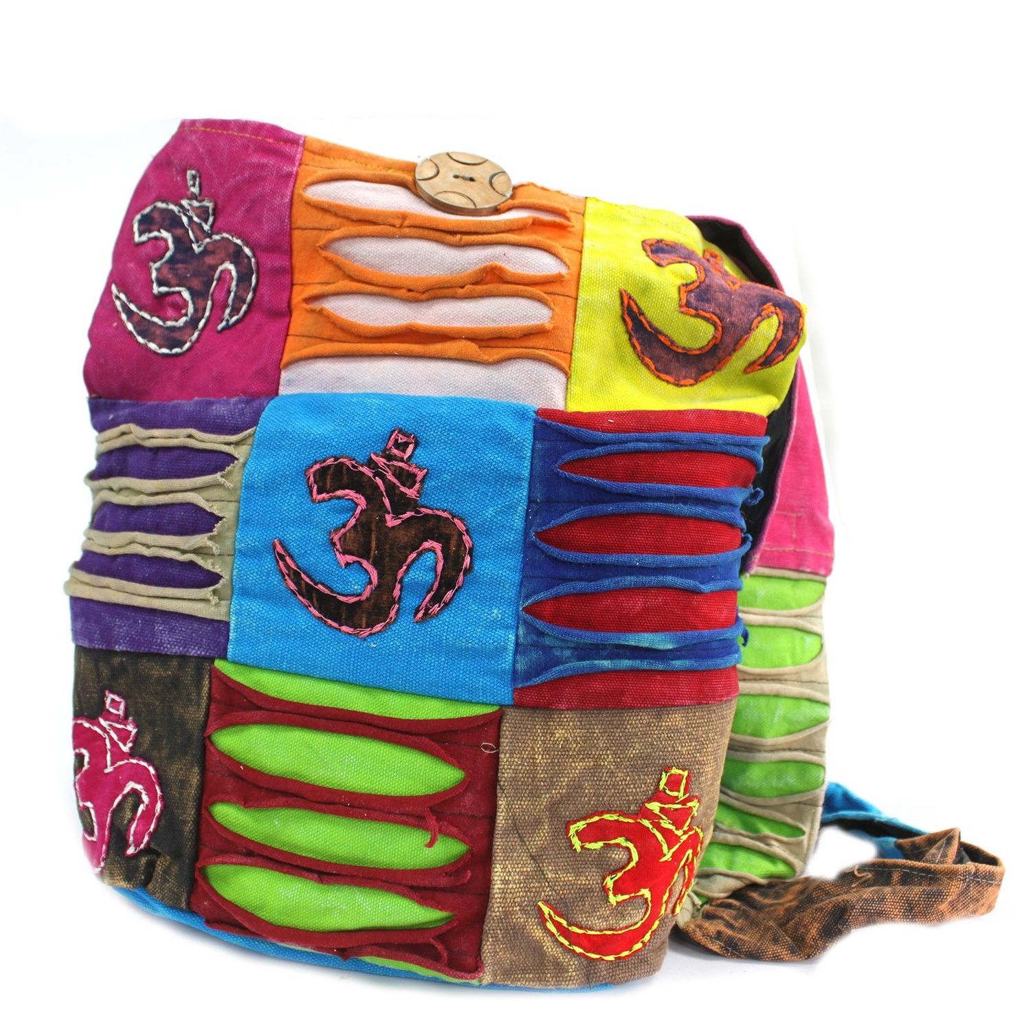 Ethnic Sling Bag - Teal / Om Ethnic Sling Bag - Teal / Om