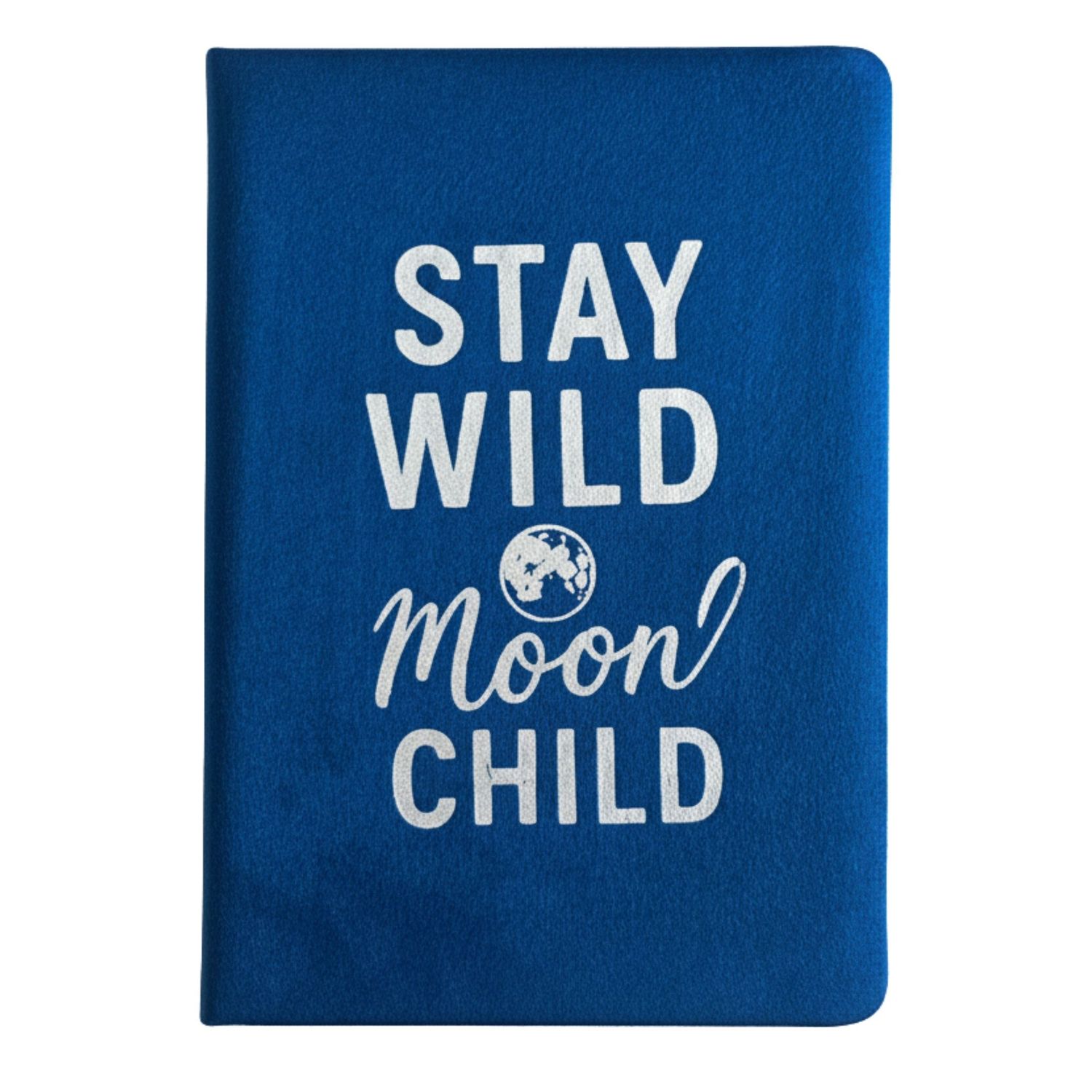 Dark Blue Velvet Notebook - 80 pages - Stay Wild Moon Child Dark Blue Velvet Notebook - 80 pages - Stay Wild Moon Child