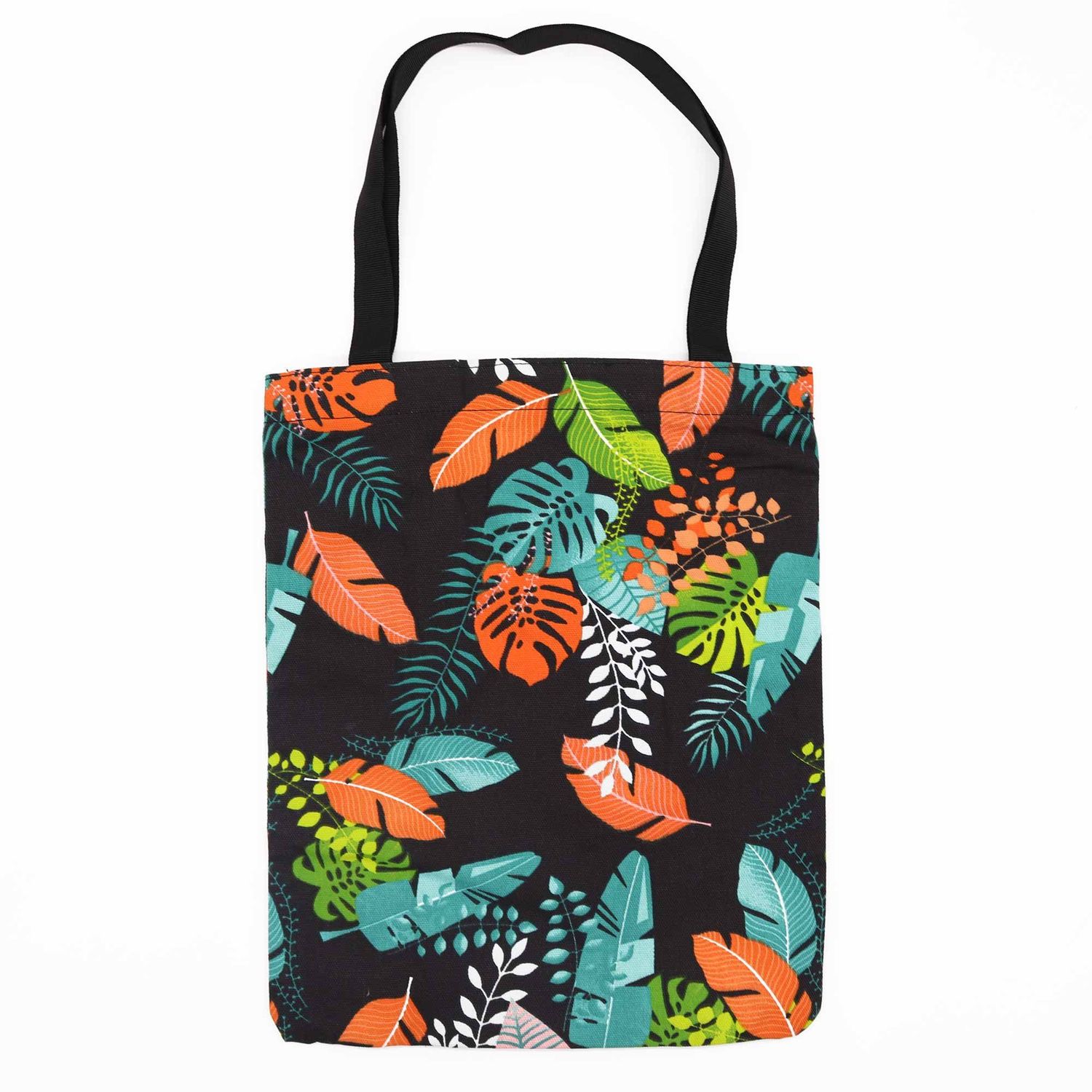 Classic Tote Zipper Bag (Dark Tropical Motiff) 40x34cm Classic Tote Zipper Bag (Dark Tropical Motiff) 40x34cm