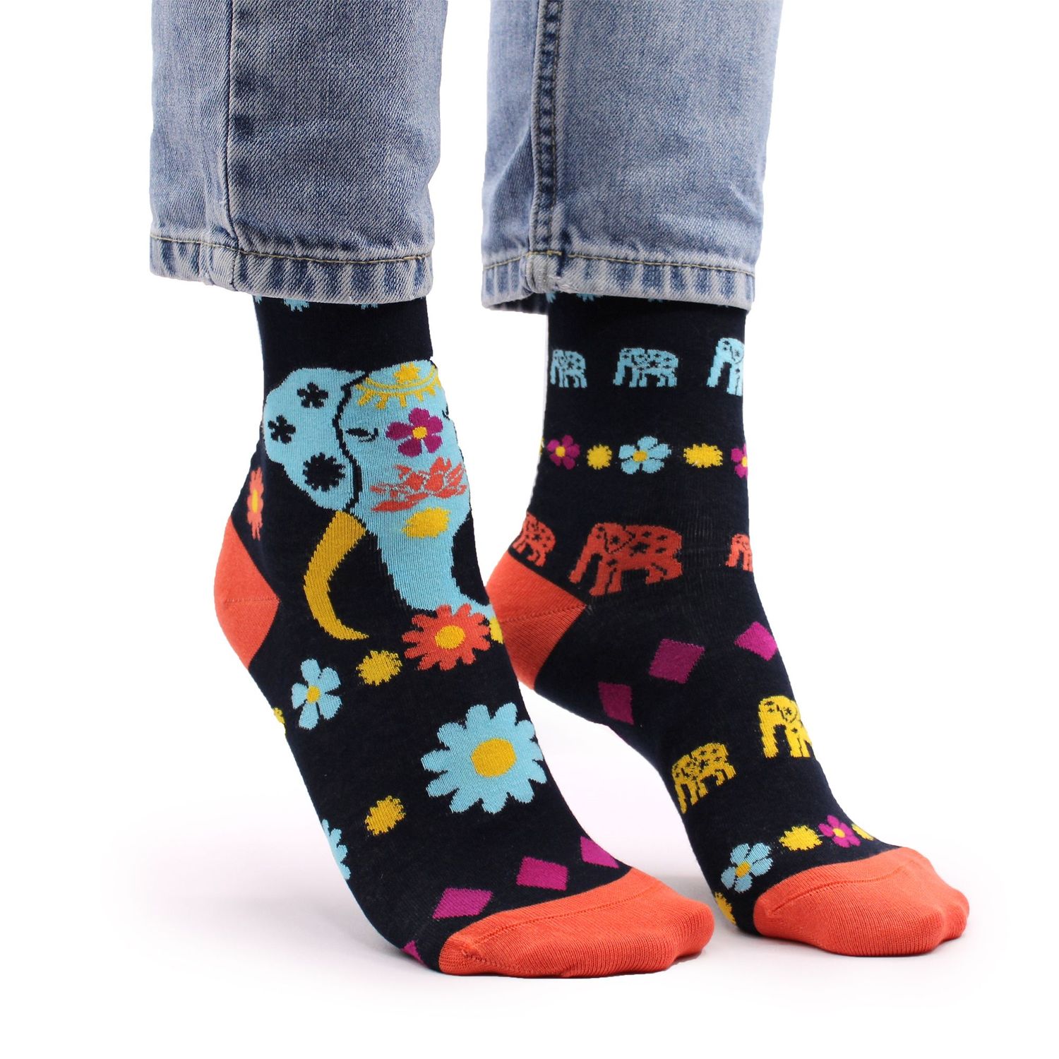 Hop Hare Bamboo Socks S/M - Cosmic Elephant Hop Hare Bamboo Socks S/M - Cosmic Elephant