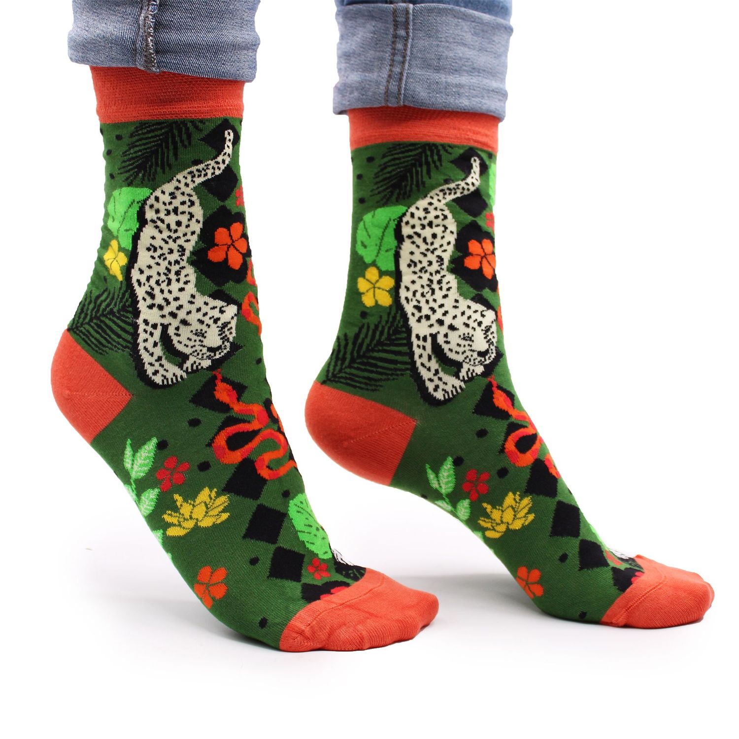 Hop Hare Bamboo Socks S/M - Bali Jungle Hop Hare Bamboo Socks S/M - Bali Jungle