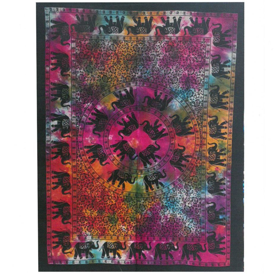 Cotton Wall Art - Elephant Mandala Cotton Wall Art - Elephant Mandala