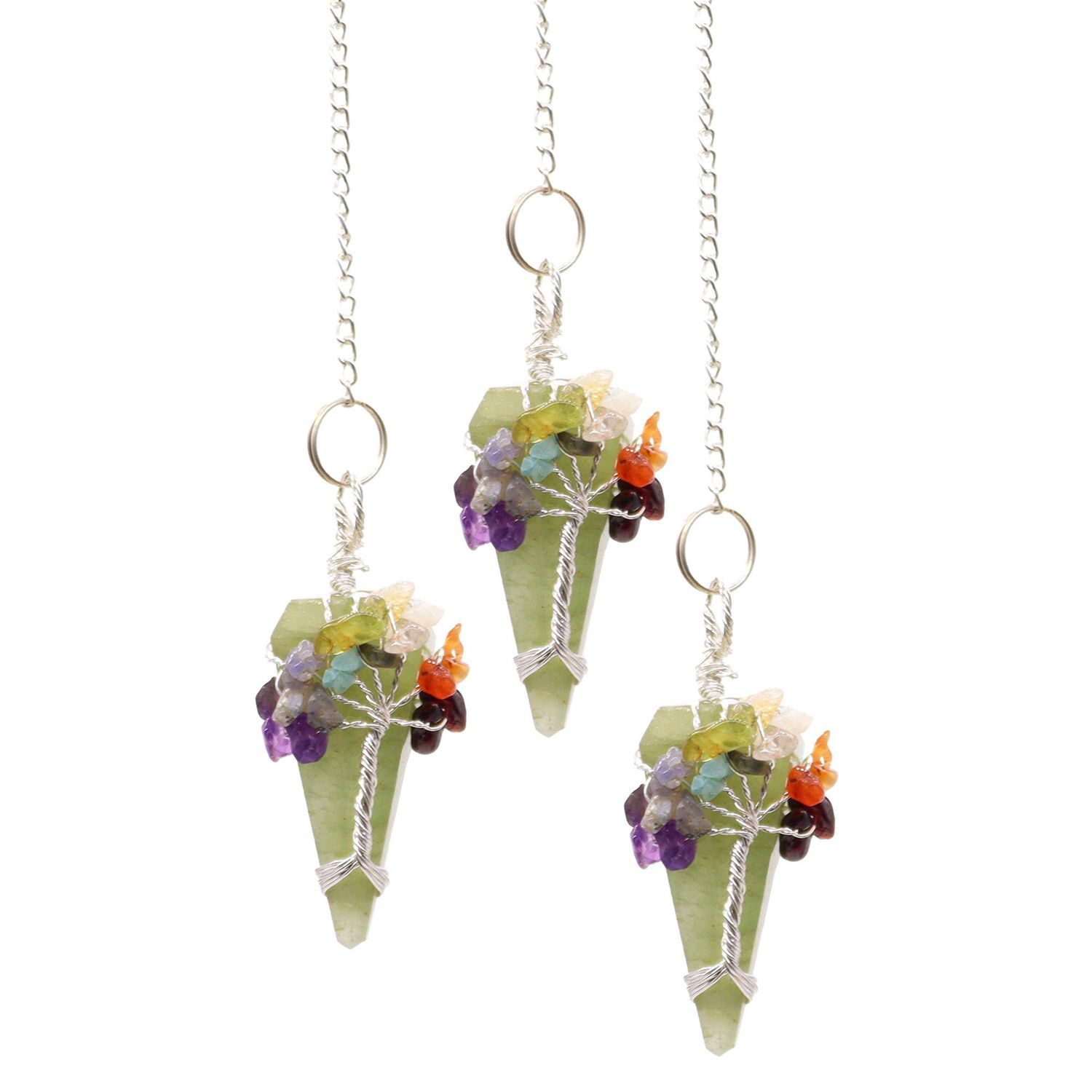 Magic Pendulum - Seven Chakra - Aventurine Magic Pendulum - Seven Chakra - Aventurine