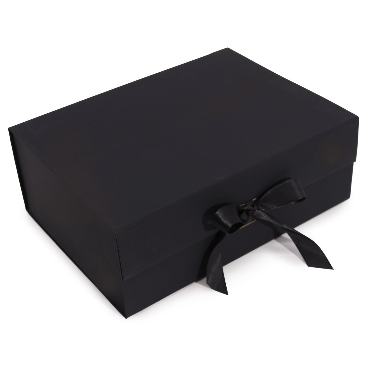 Flat Pack Gift Box - Extra Large (33x25x12cm) - Black Flat Pack Gift Box - Extra Large (33x25x12cm) - Black