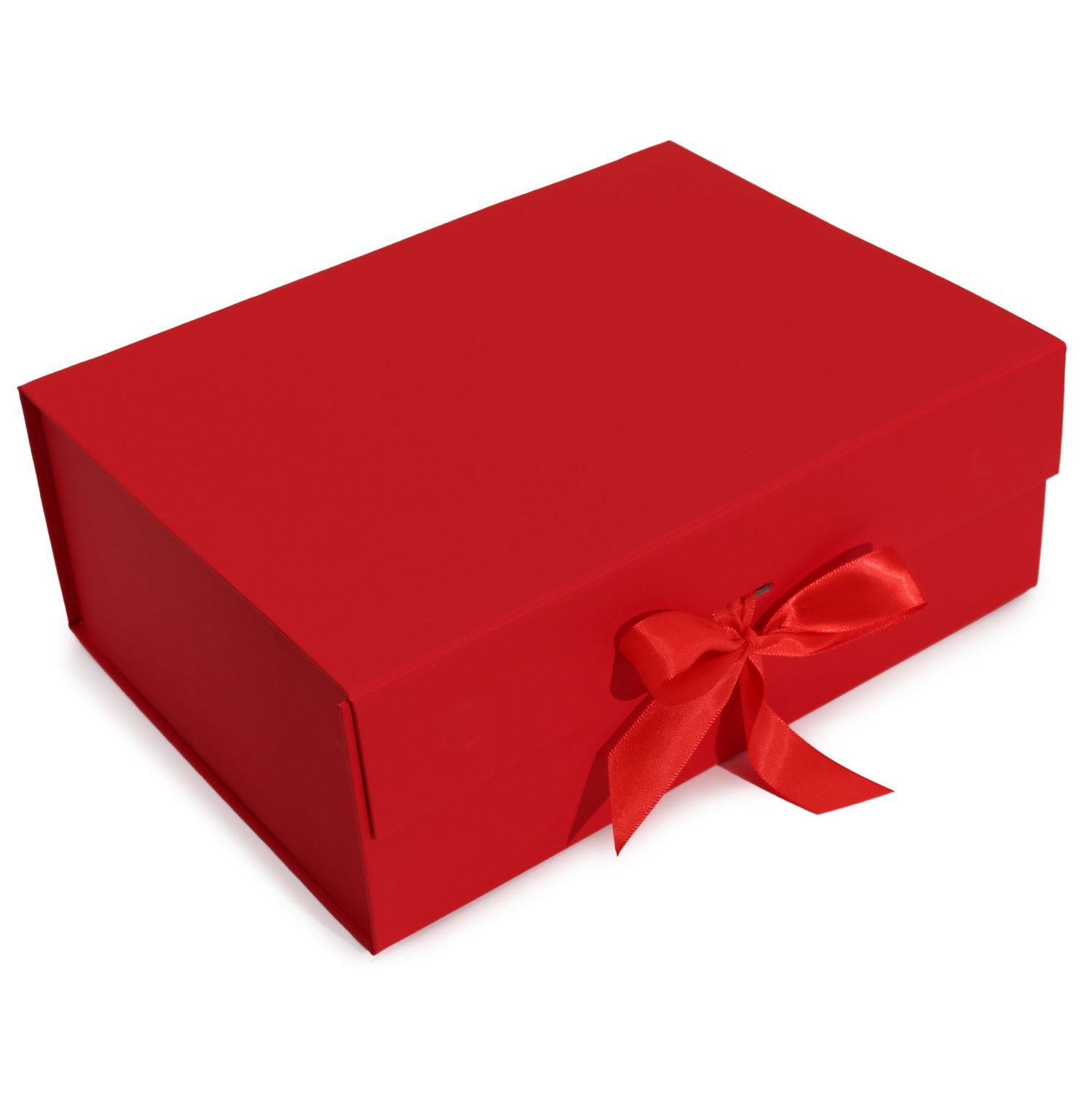 Flat Pack Gift Box - Extra Large (33x25x12cm) - Red Flat Pack Gift Box - Extra Large (33x25x12cm) - Red
