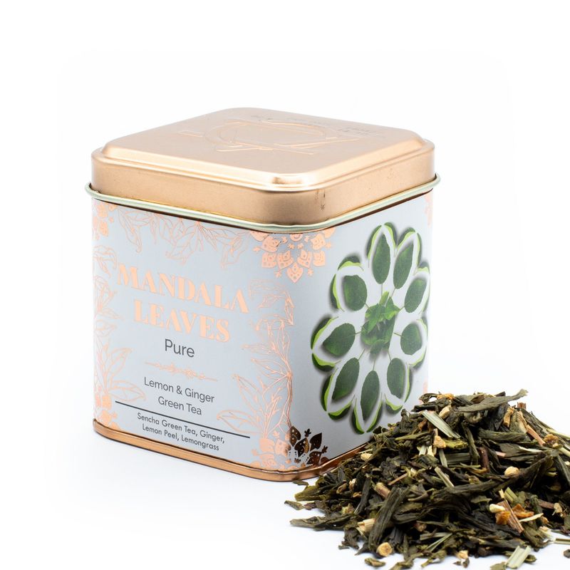 50g Classic Green Tea with Lemon and Ginger
