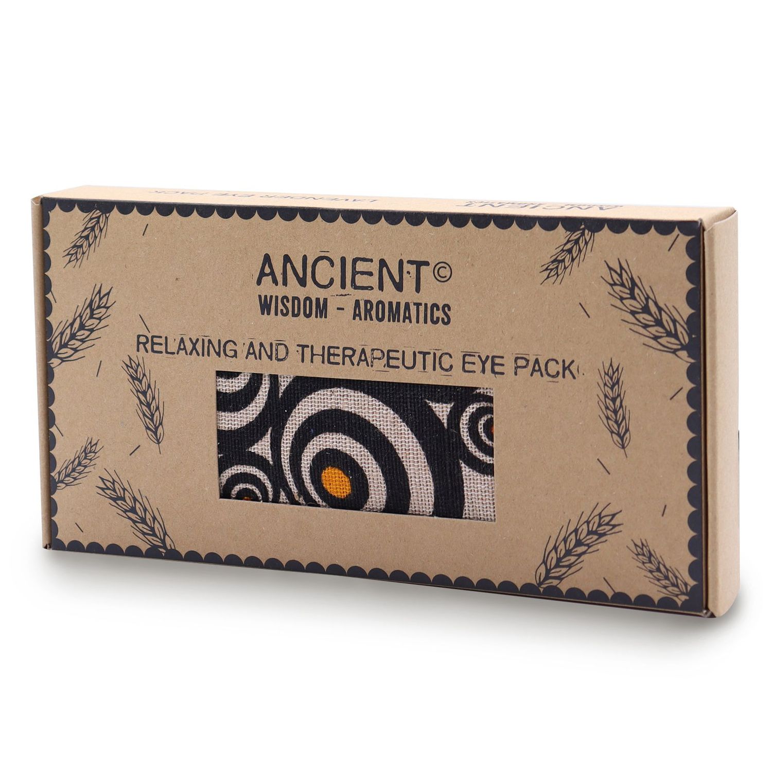 Lavender Natural Cotton and Juco Eye Pillow in Gift Box - Illusion Lavender Natural Cotton and Juco Eye Pillow in Gift Box - Illusion