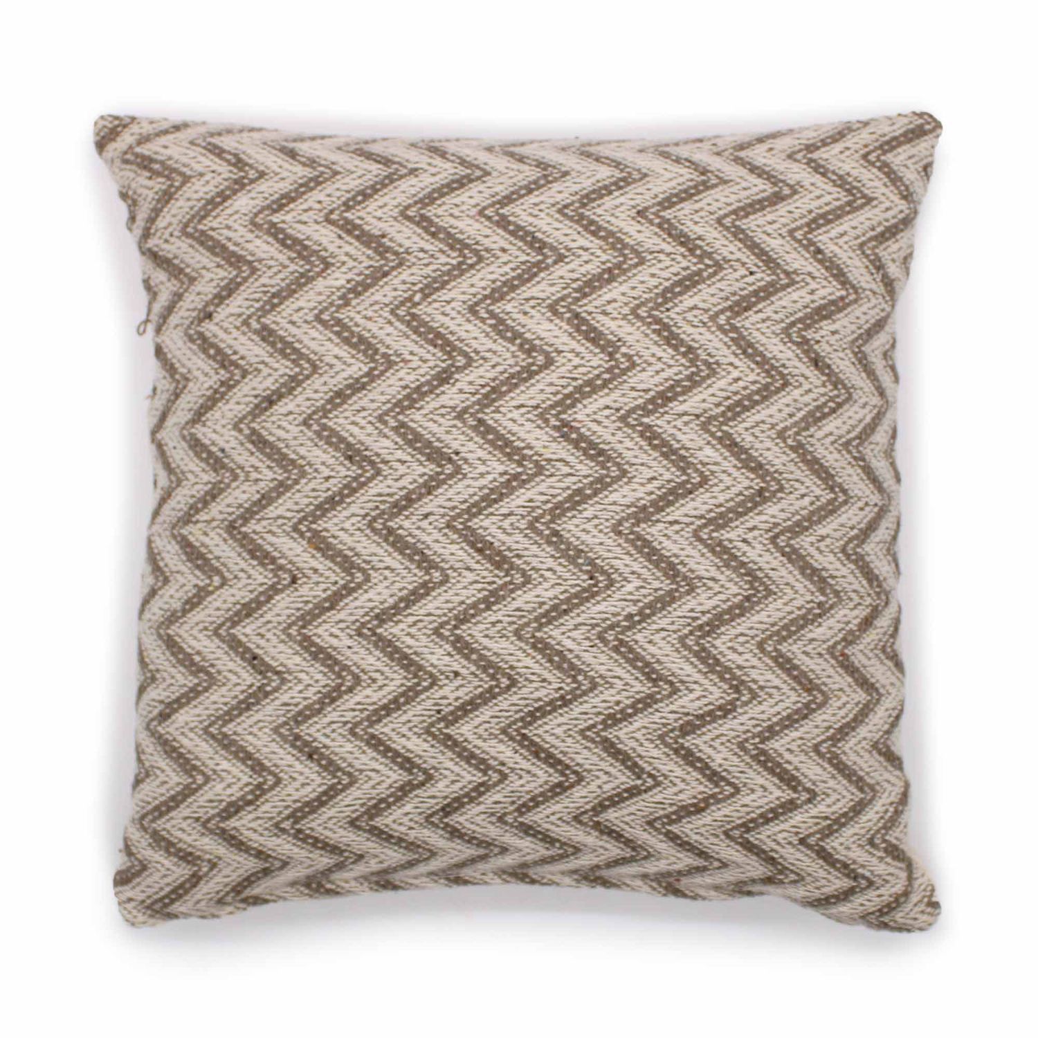 Classic Cushion Cover - Herringbone Wide Grey - 40x40cm Classic Cushion Cover - Herringbone Wide Grey - 40x40cm