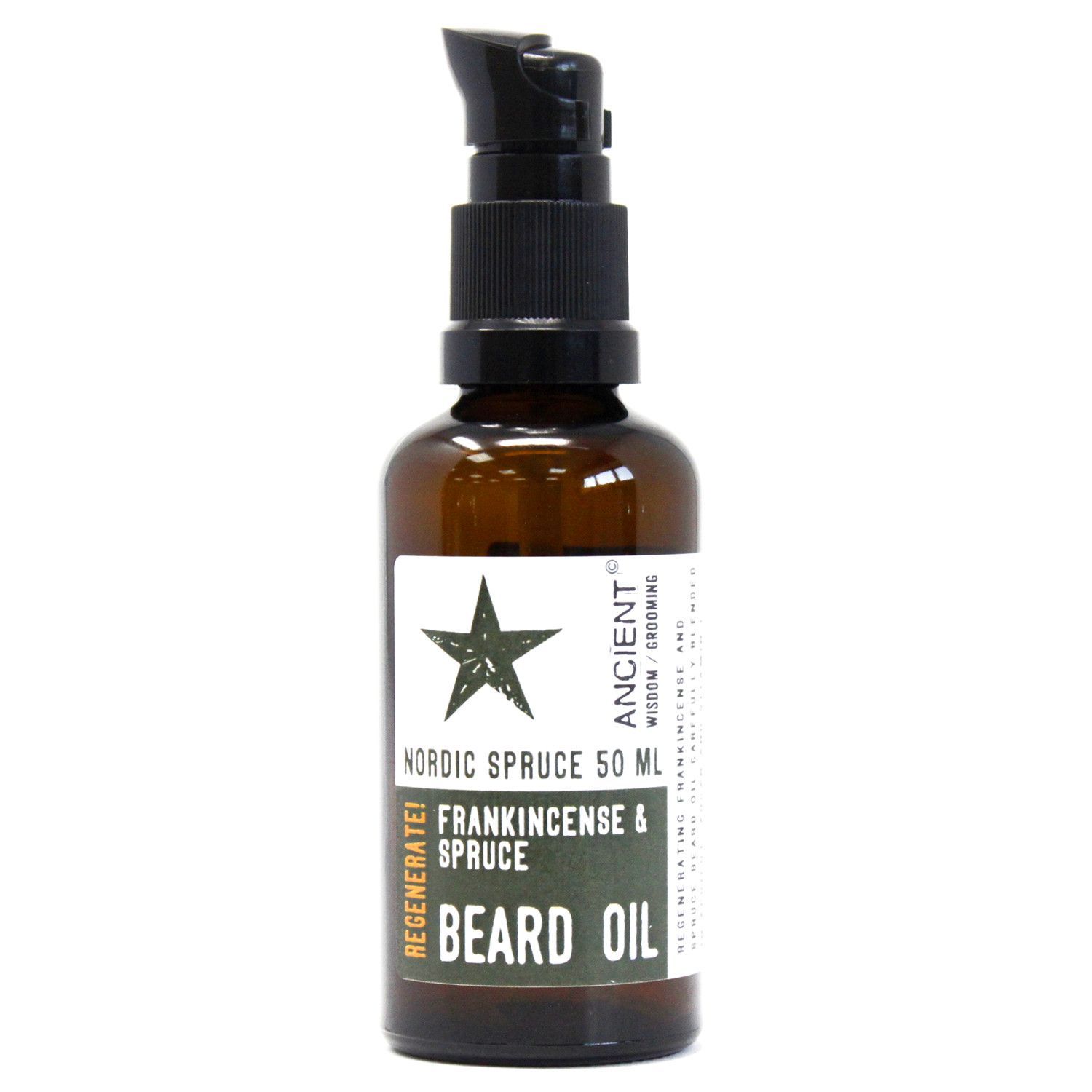50ml Beard Oil - Nordic Spruce - Regenerate! 50ml Beard Oil - Nordic Spruce - Regenerate!