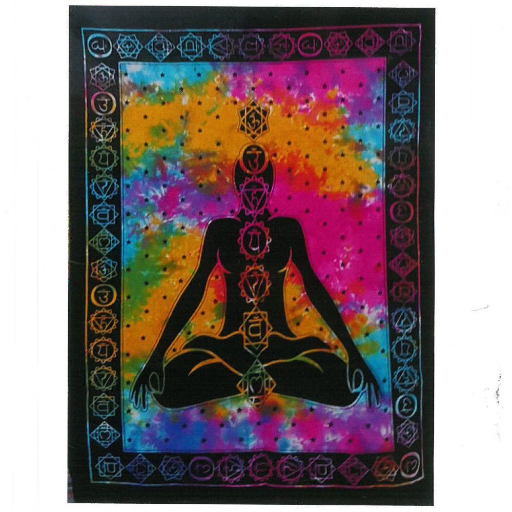Cotton Wall Art - Chakra Buddha Cotton Wall Art - Chakra Buddha