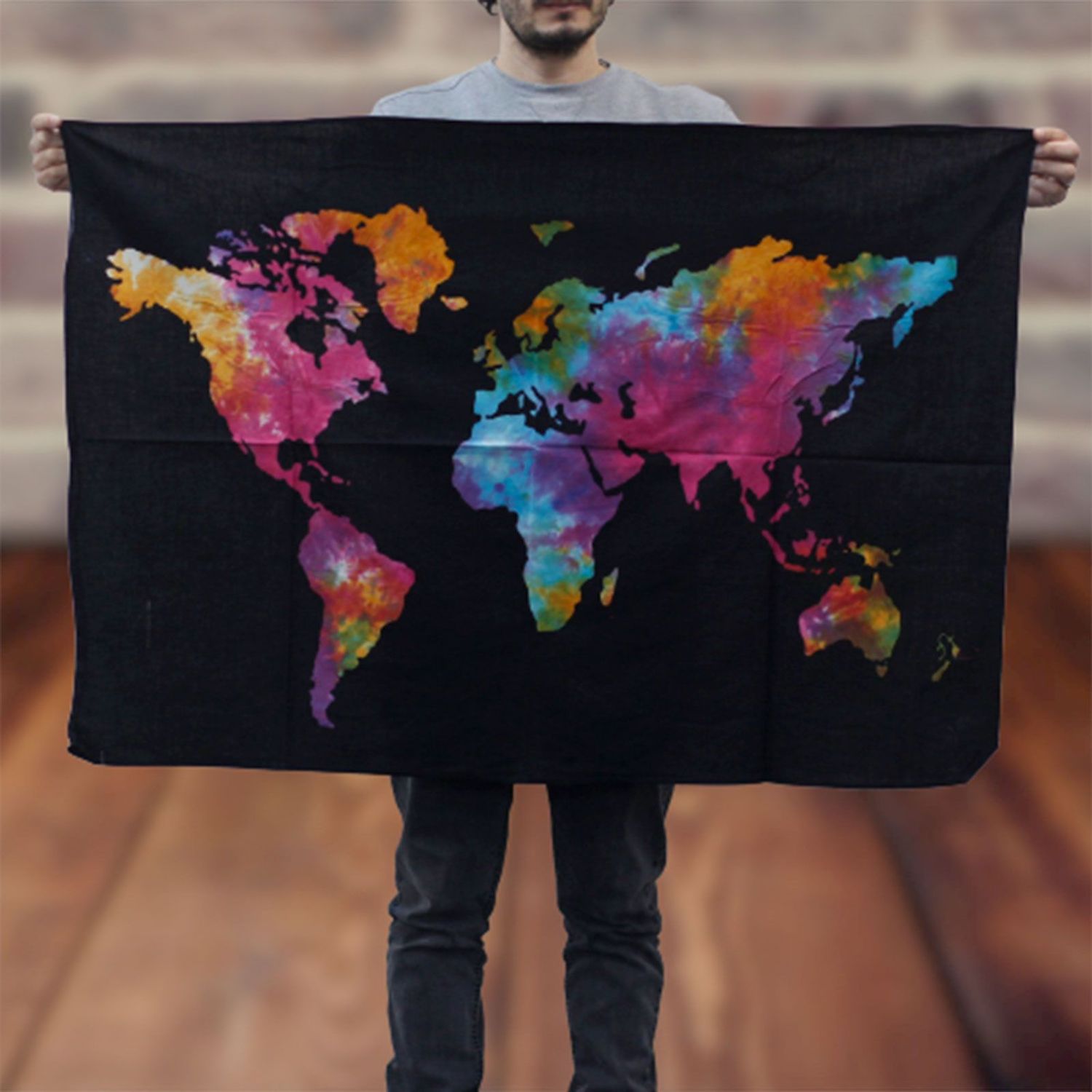 Cotton Wall Art - World Cotton Wall Art - World