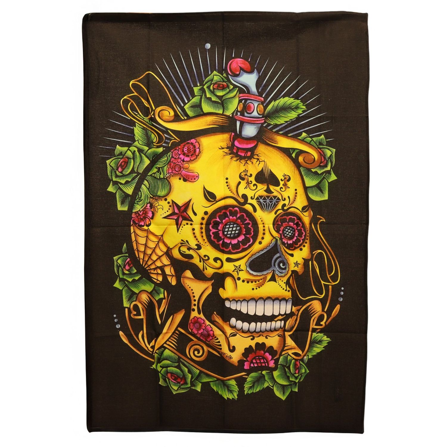 Cotton Wall Art (70x110cm) - Dead of the Dead Skull Cotton Wall Art (70x110cm) - Dead of the Dead Skull