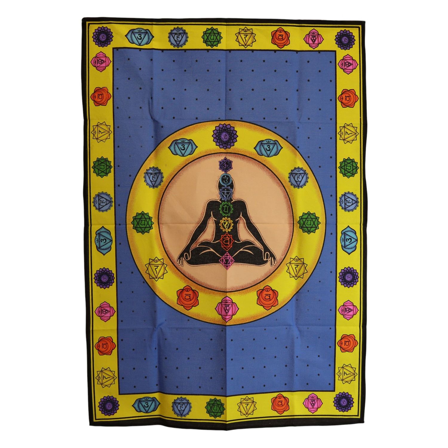 Cotton Wall Art (70x110cm) - Chakra Fibrant Cotton Wall Art (70x110cm) - Chakra Fibrant