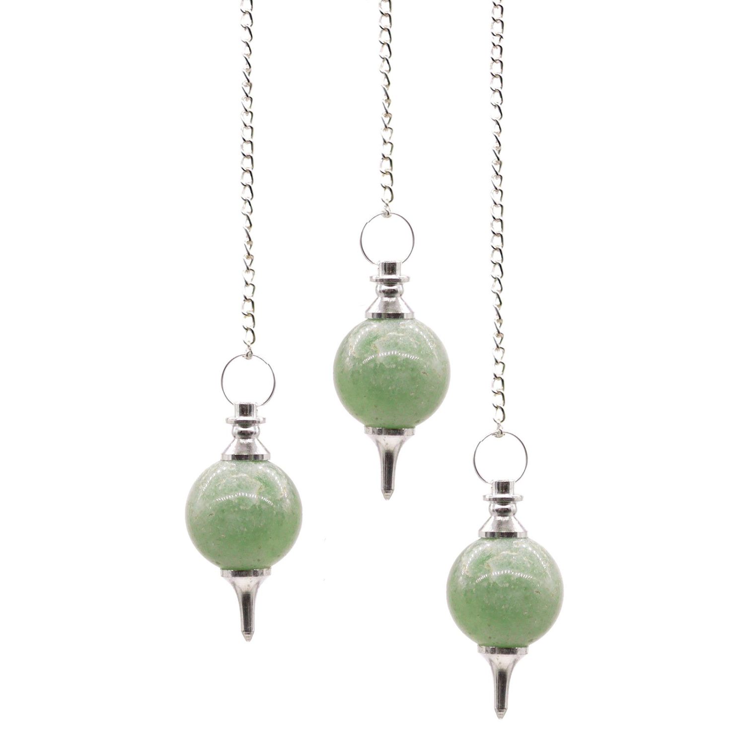 Sphere Pendulums - Green Aventurine Sphere Pendulums - Green Aventurine