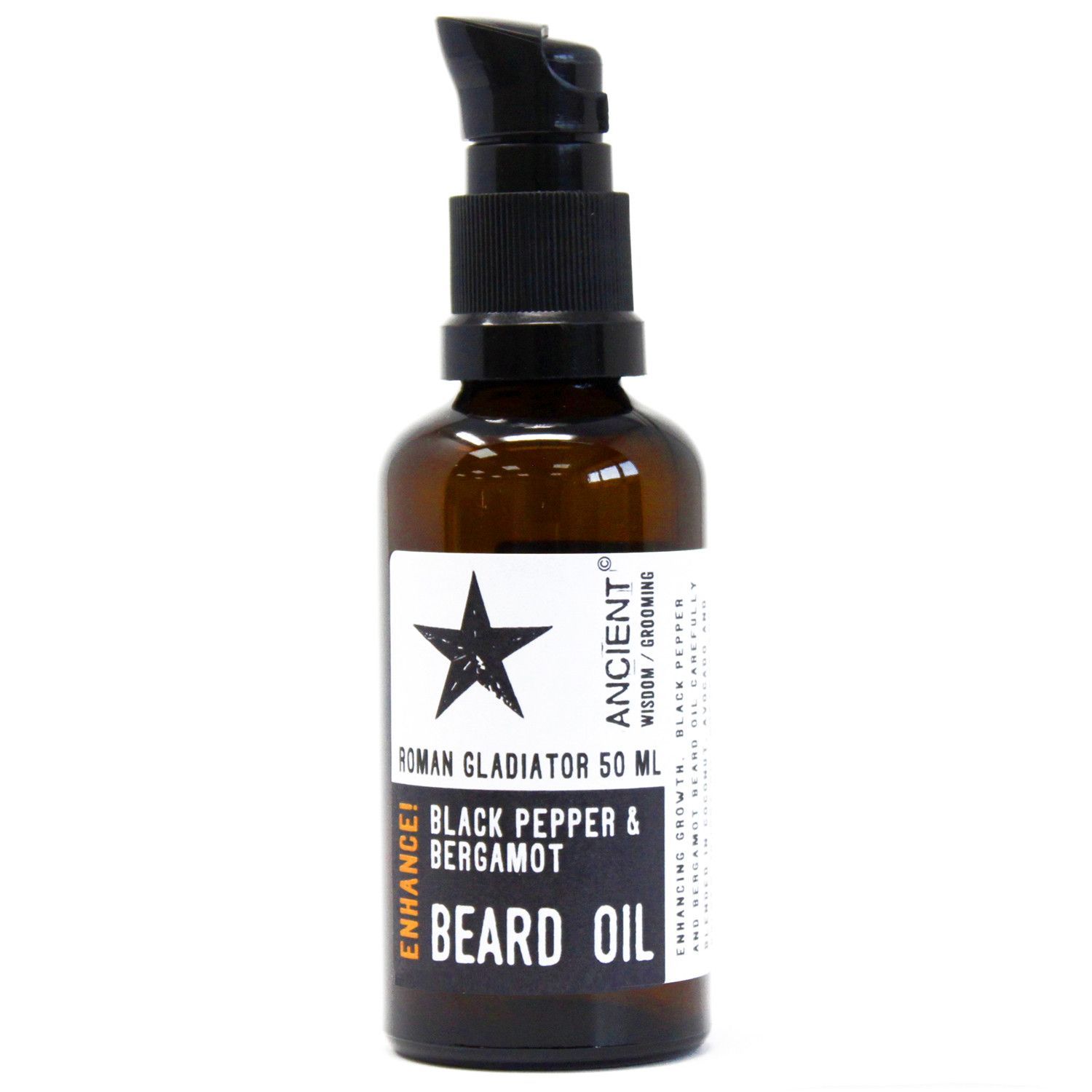 50ml Beard Oil - Roman Gladiator - Enhance! 50ml Beard Oil - Roman Gladiator - Enhance!