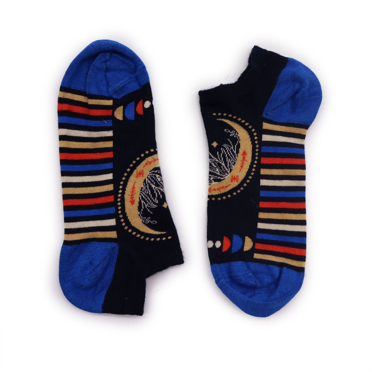 S/M Hop Hare Bamboo Socks Low (3.5-6.5) - Lunar Phases S/M Hop Hare Bamboo Socks Low (3.5-6.5) - Lunar Phases