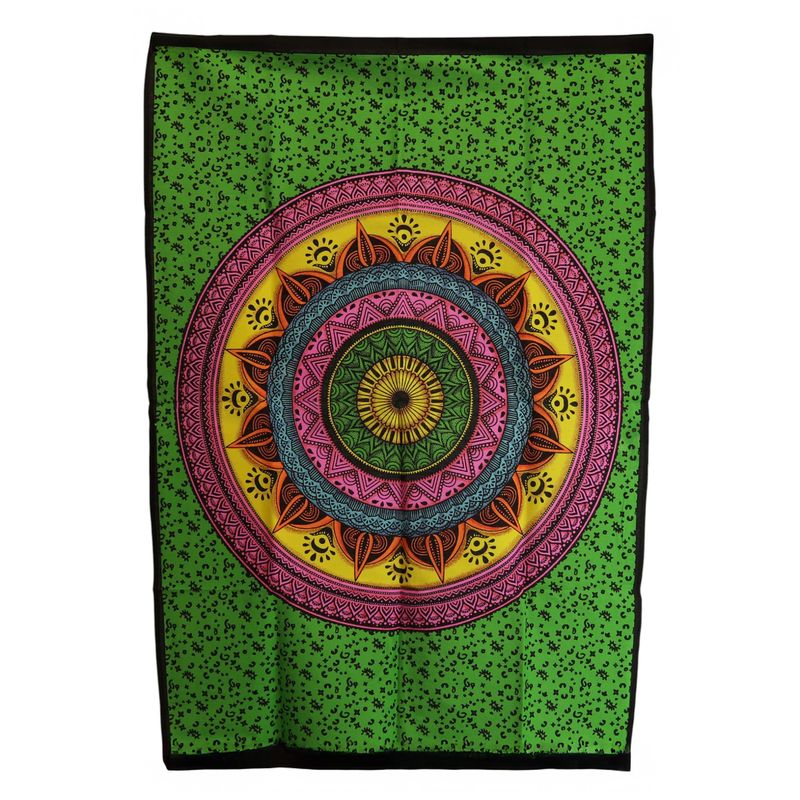 Cotton Wall Art (70x110cm) - Mandala Vibrant