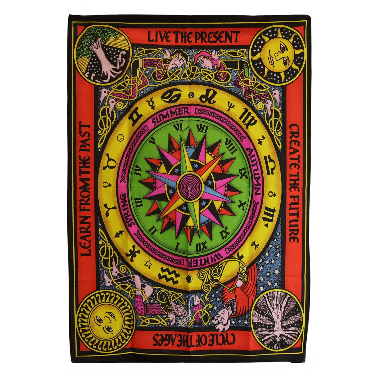 Cotton Wall Art (70x110cm) - Circle of Life Cotton Wall Art (70x110cm) - Circle of Life