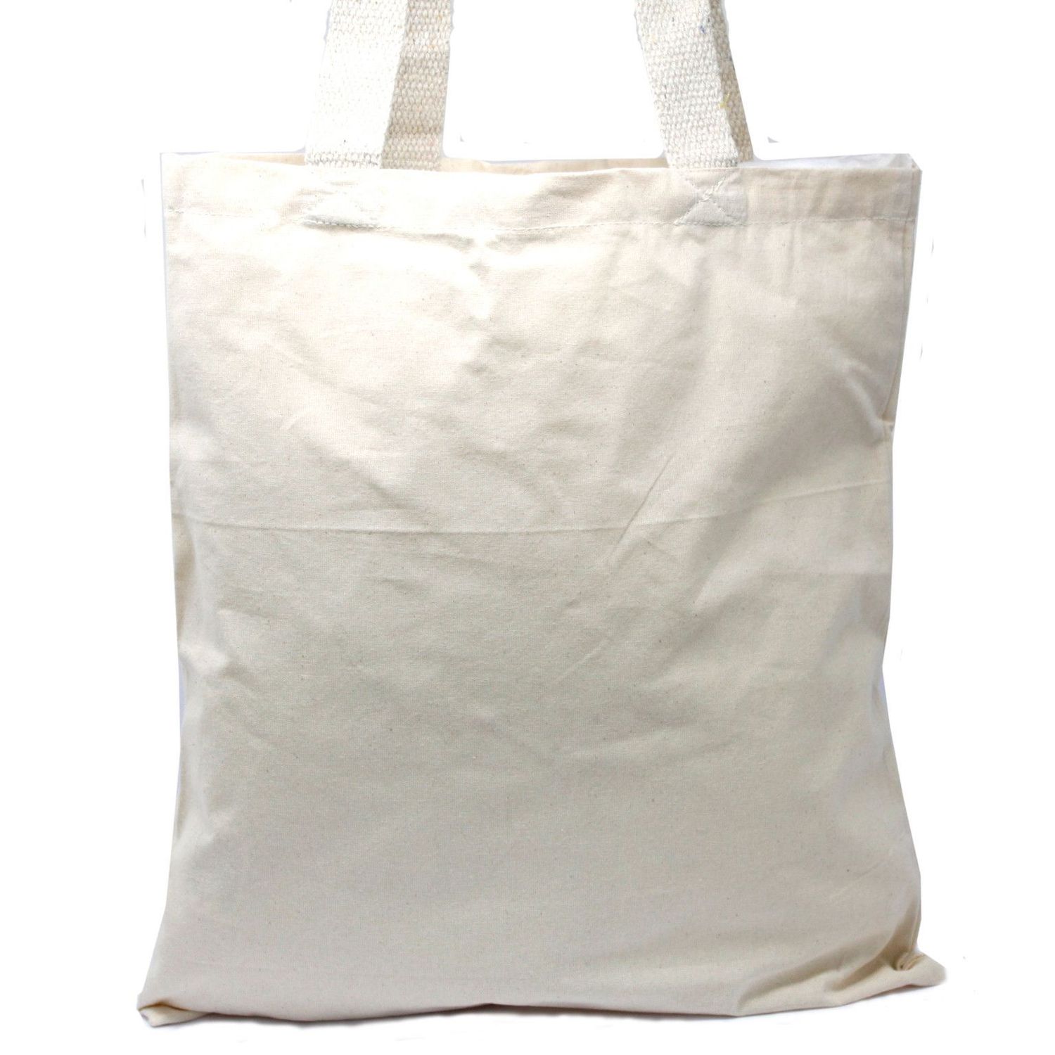 Lrg Natural 6oz Cotton Bag 38x42cm Lrg Natural 6oz Cotton Bag 38x42cm