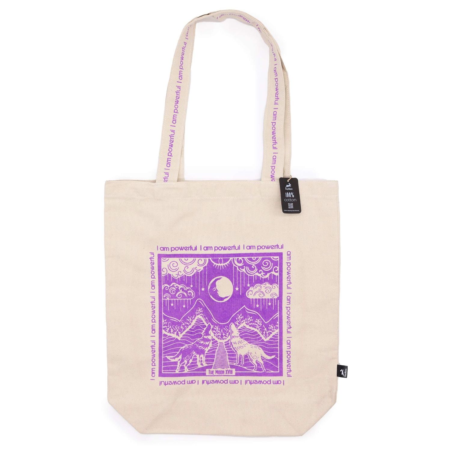 Hop Hare Tote Bag - I am Powerful Hop Hare Tote Bag - I am Powerful