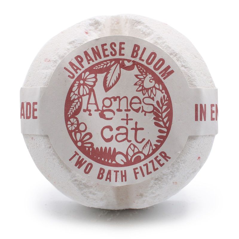 Agnes + Cat Bath Fizzer - Japanese Bloom Agnes + Cat Bath Fizzer - Japanese Bloom