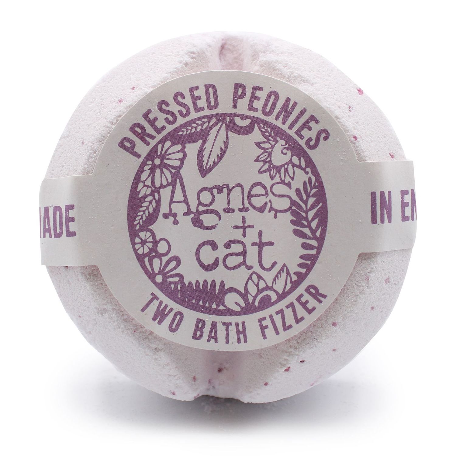 Agnes + Cat Bath Fizzer - Pressed Peonies Agnes + Cat Bath Fizzer - Pressed Peonies