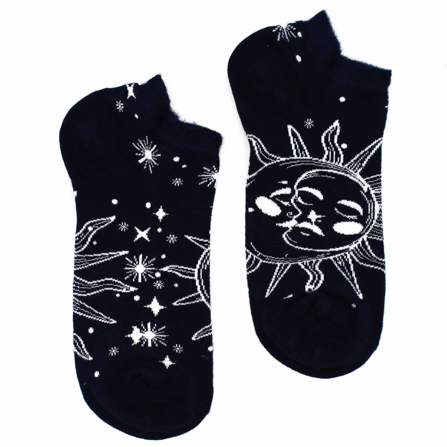 M/L Hop Hare Bamboo Socks Low (7.5-11.5) - Sun and Moon M/L Hop Hare Bamboo Socks Low (7.5-11.5) - Sun and Moon